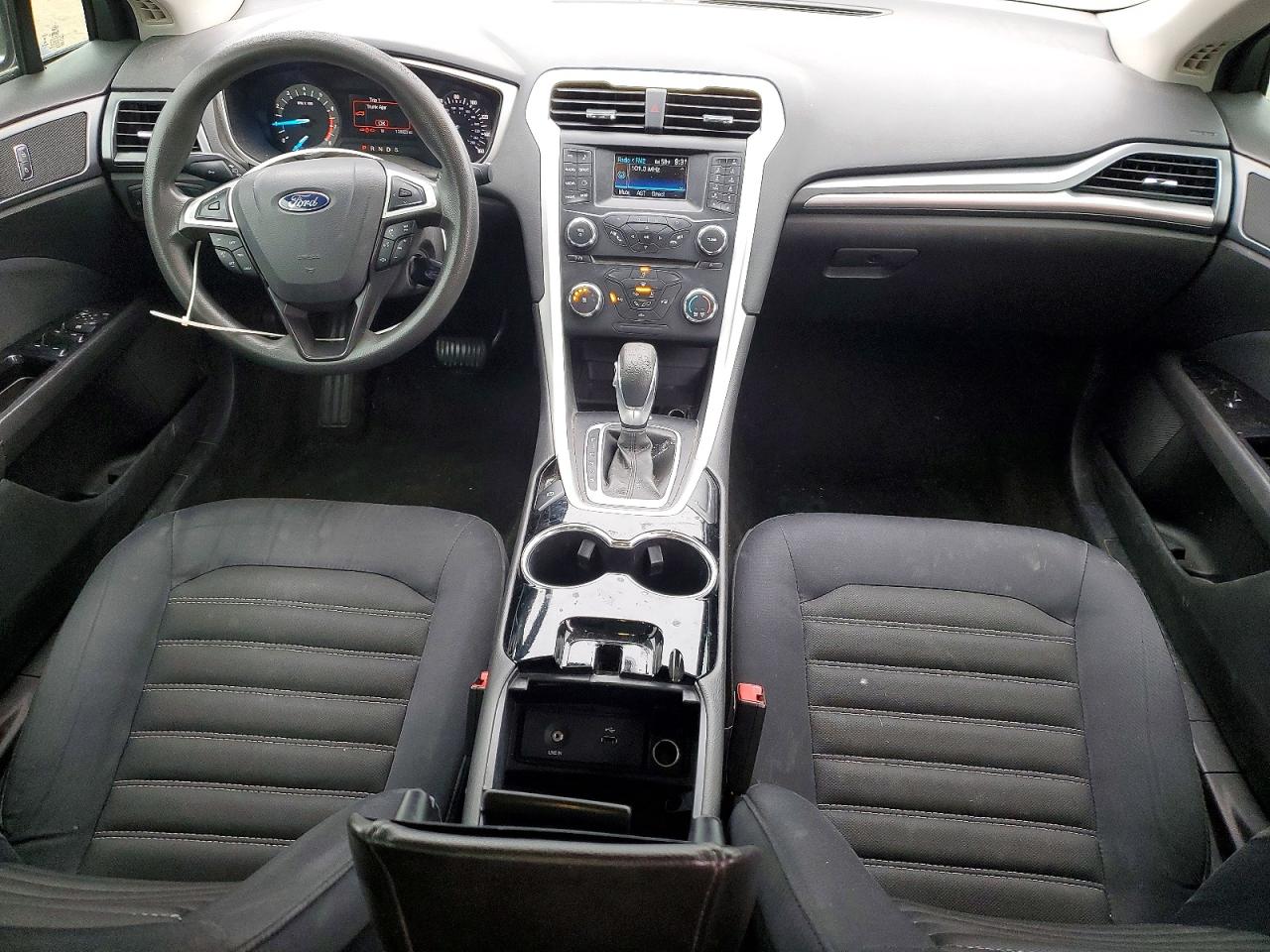 2014 Ford Fusion Se Black vin: 3FA6P0HD4ER163566