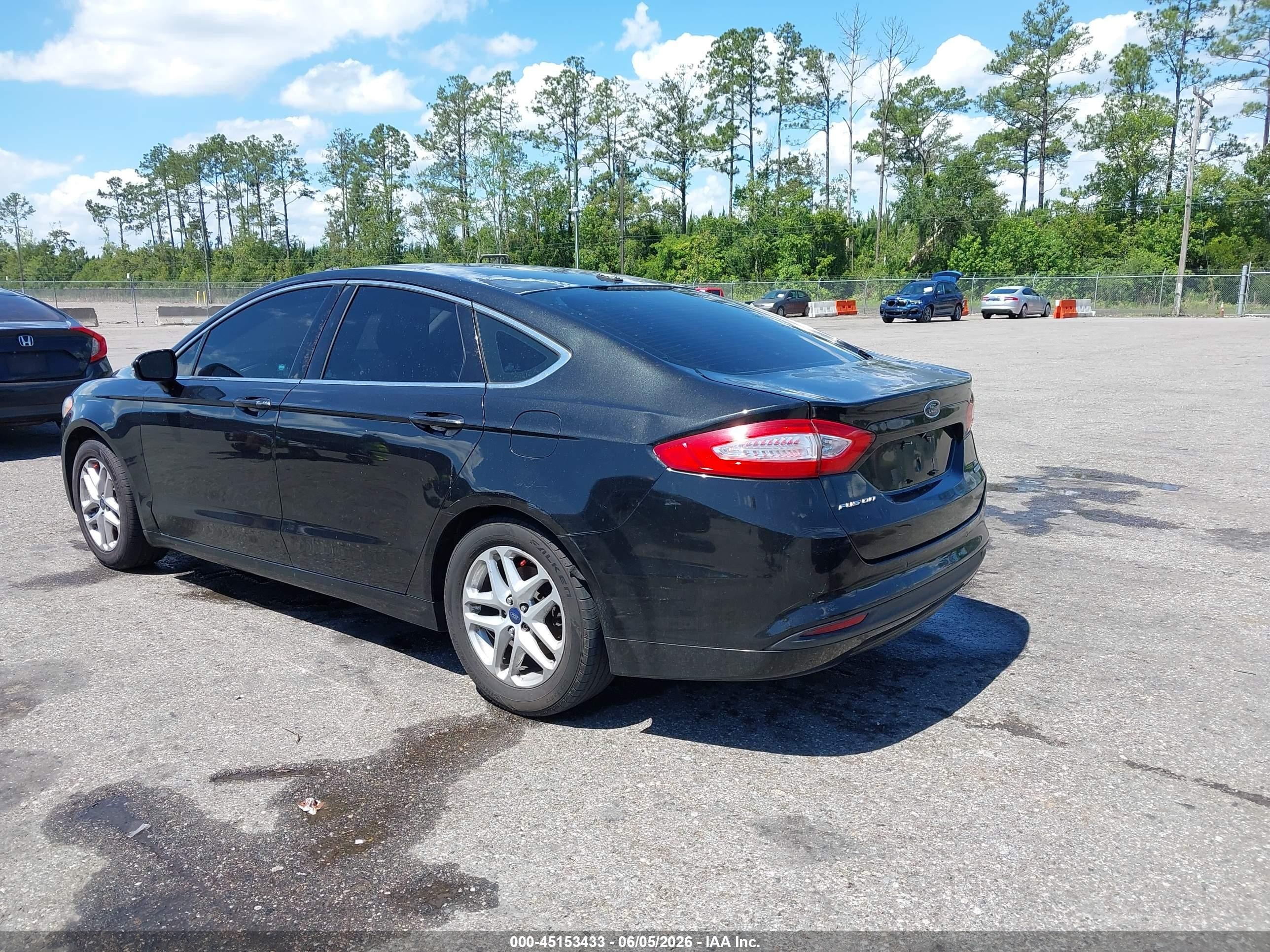2014 Ford Fusion Se Black vin: 3FA6P0HD4ER165169
