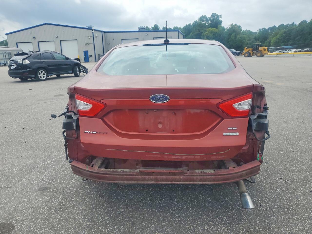 2014 Ford Fusion Se Burgundy vin: 3FA6P0HD4ER168203