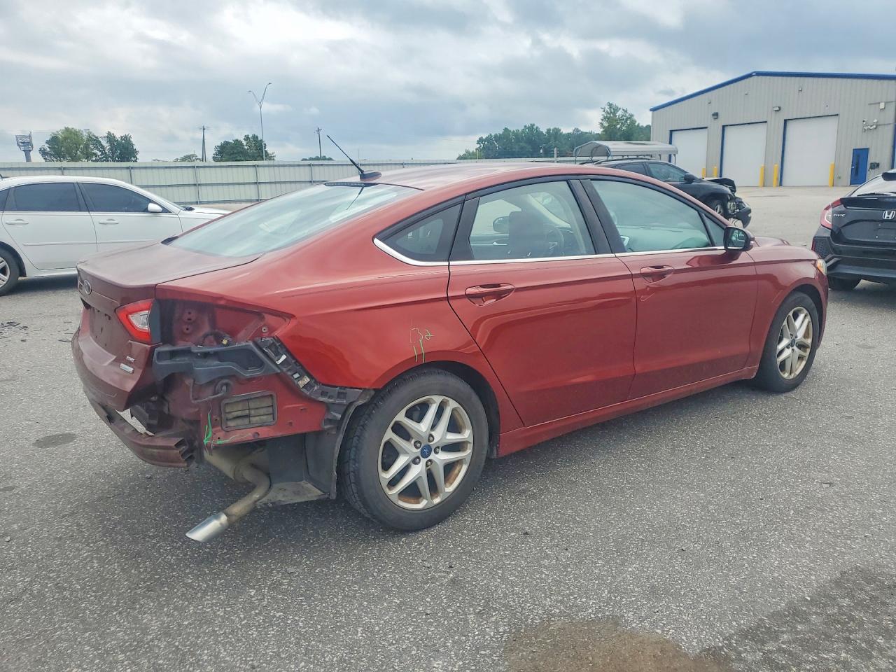2014 Ford Fusion Se Burgundy vin: 3FA6P0HD4ER168203