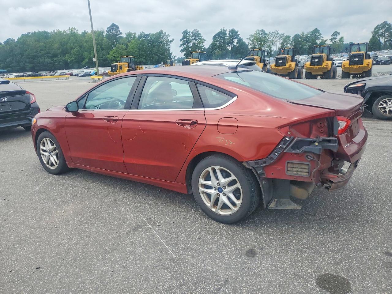 2014 Ford Fusion Se Burgundy vin: 3FA6P0HD4ER168203