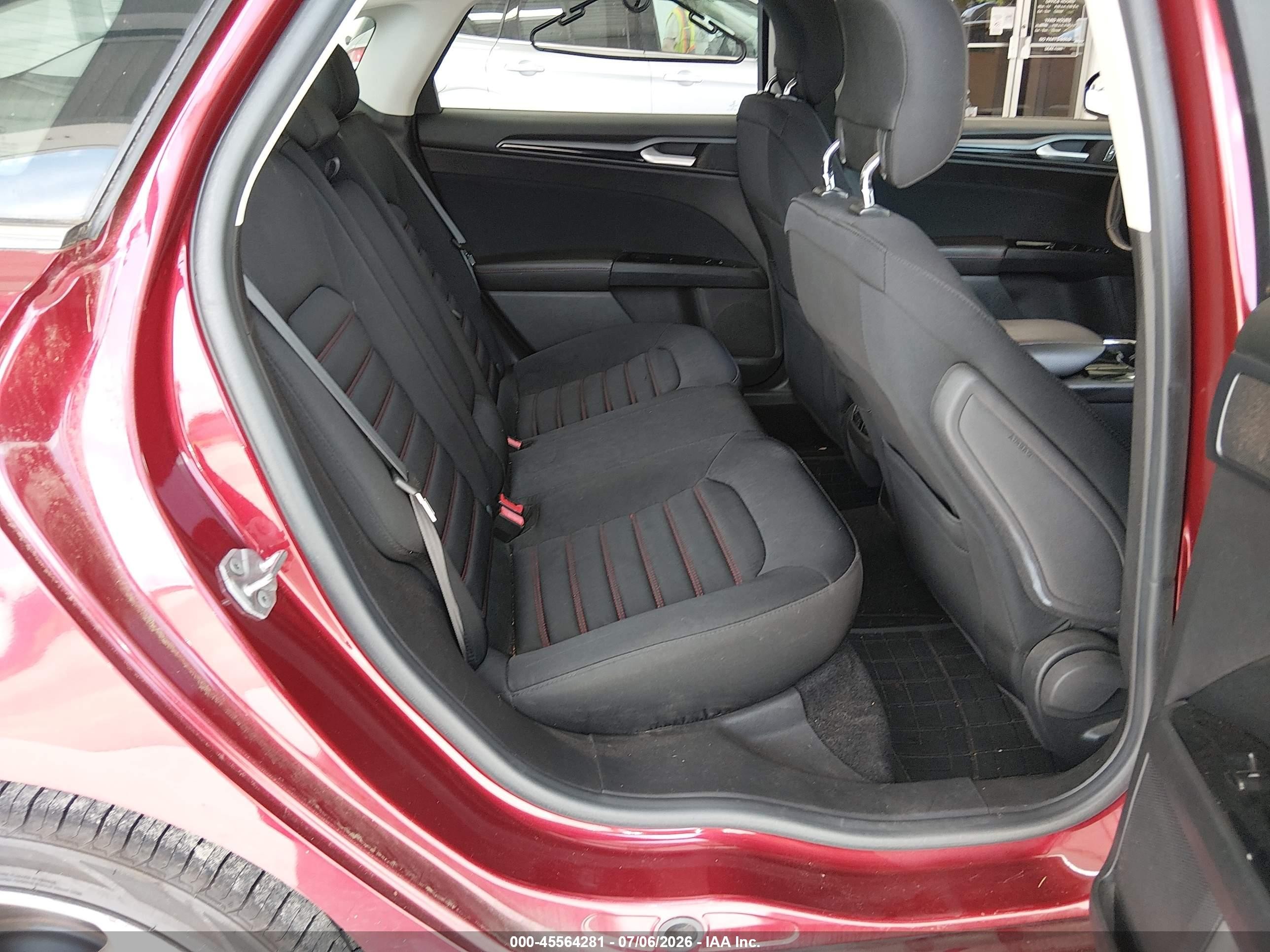 2014 Ford Fusion Se Бордовый vin: 3FA6P0HD4ER183378