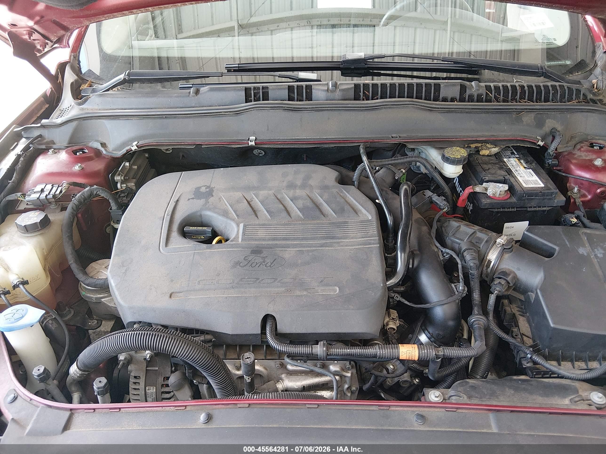 2014 Ford Fusion Se Бордовый vin: 3FA6P0HD4ER183378