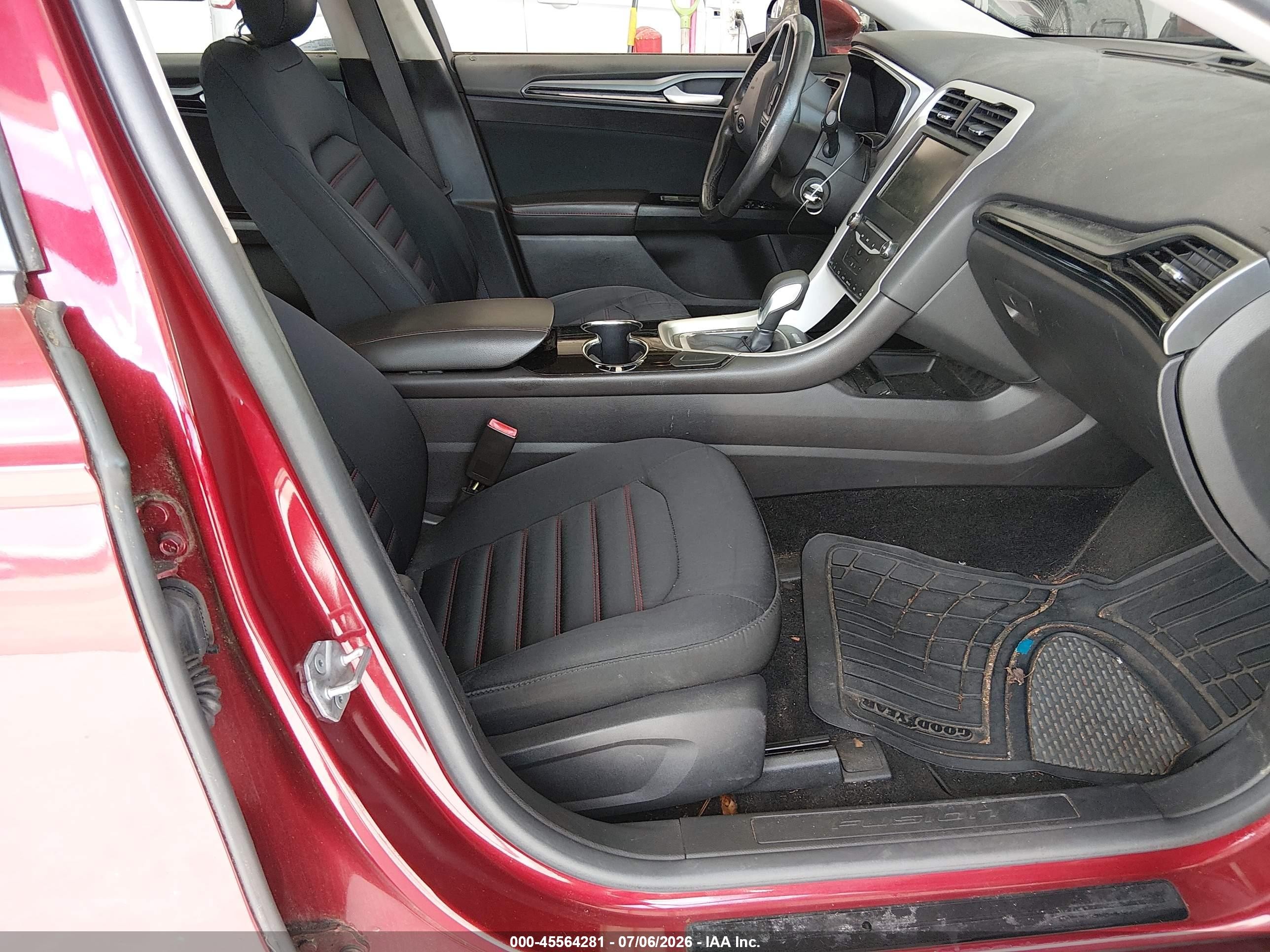2014 Ford Fusion Se Бордовый vin: 3FA6P0HD4ER183378