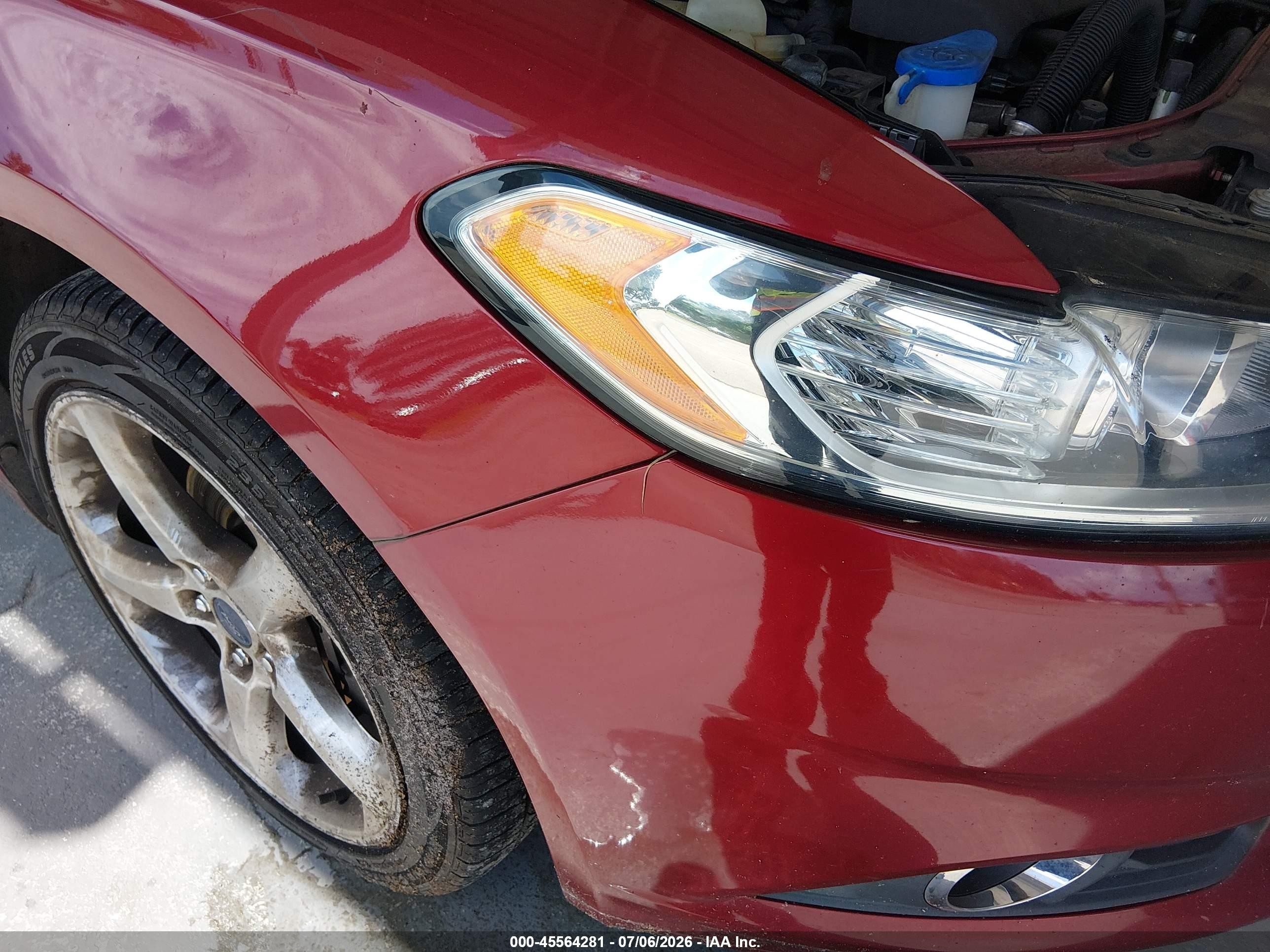 2014 Ford Fusion Se Бордовый vin: 3FA6P0HD4ER183378