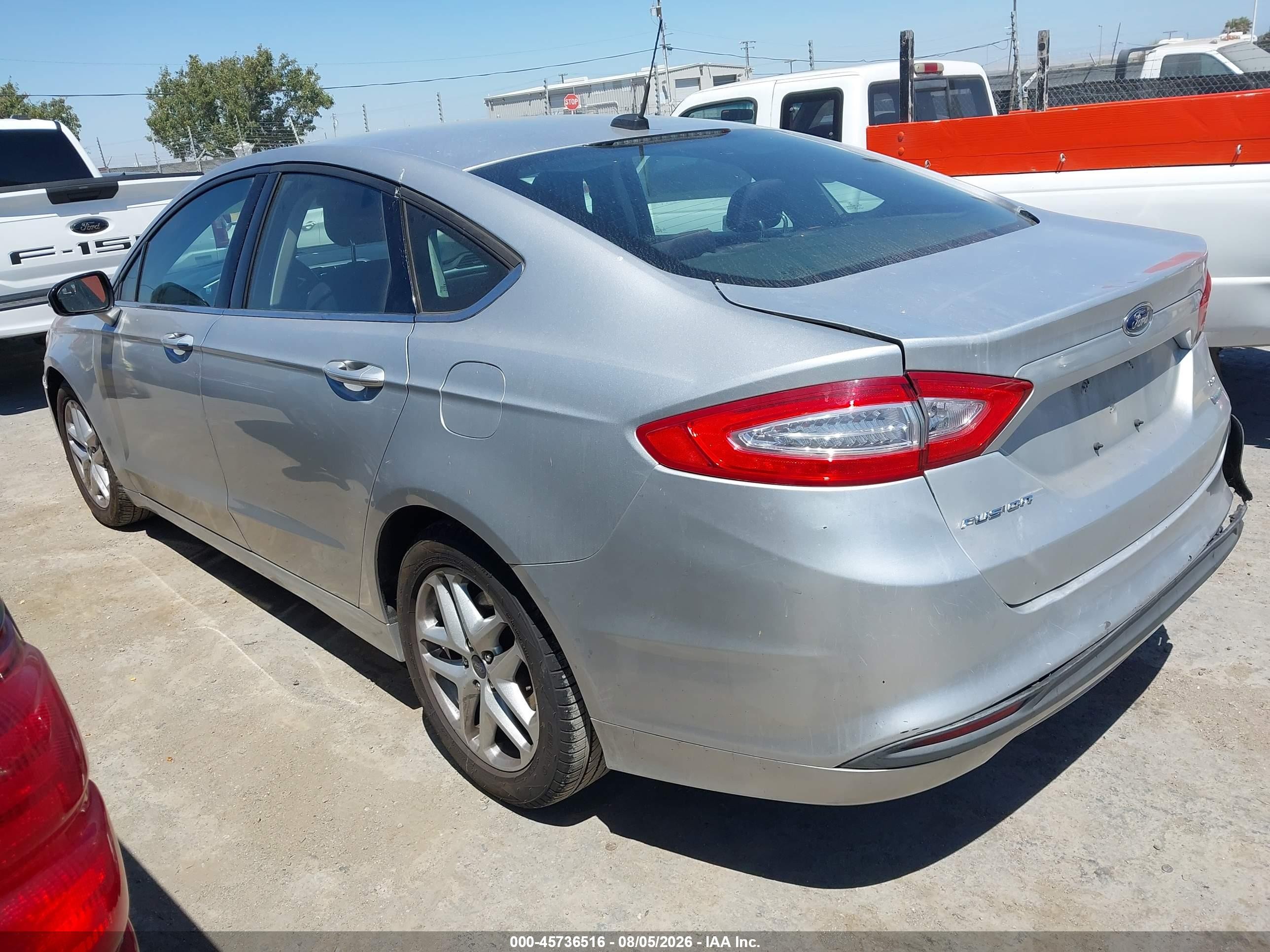 2014 Ford Fusion Se Silver vin: 3FA6P0HD4ER194543