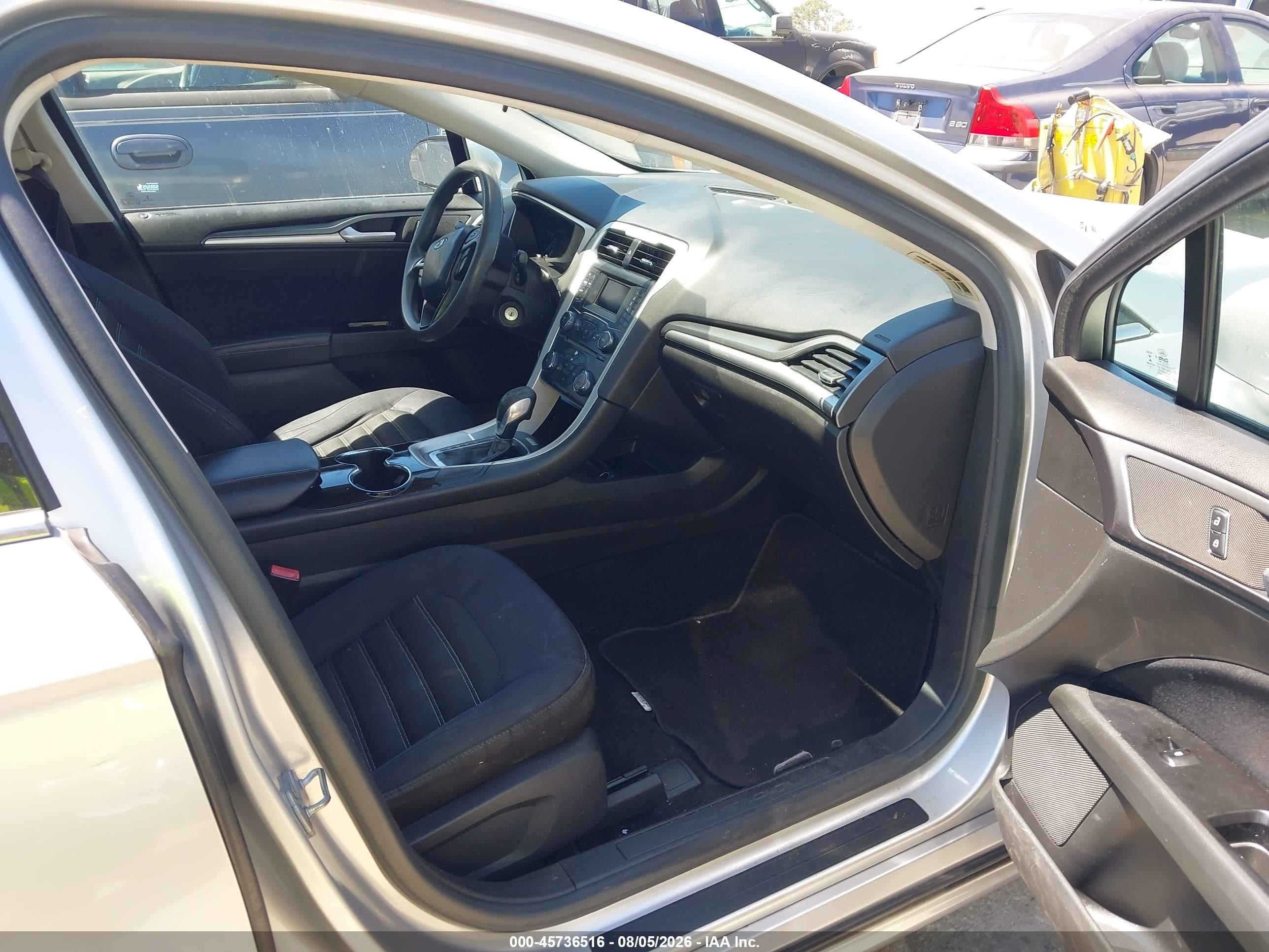2014 Ford Fusion Se Silver vin: 3FA6P0HD4ER194543