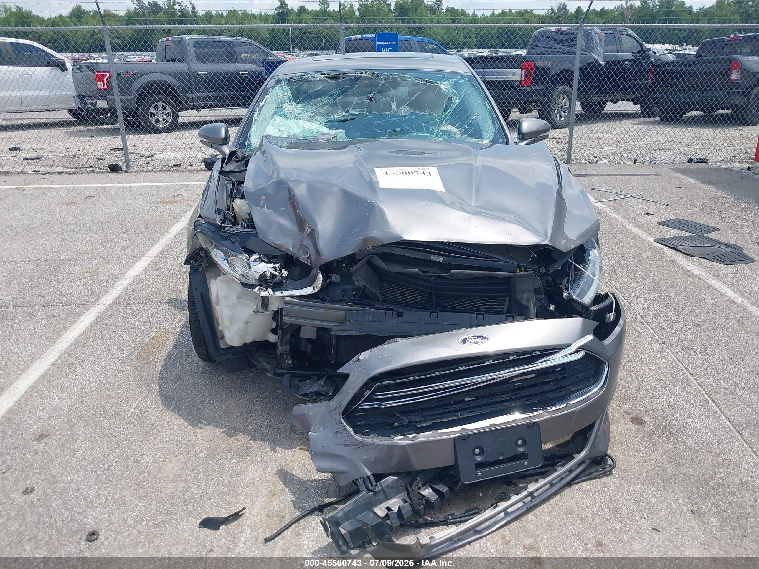2014 Ford Fusion Se Gray vin: 3FA6P0HD4ER286123