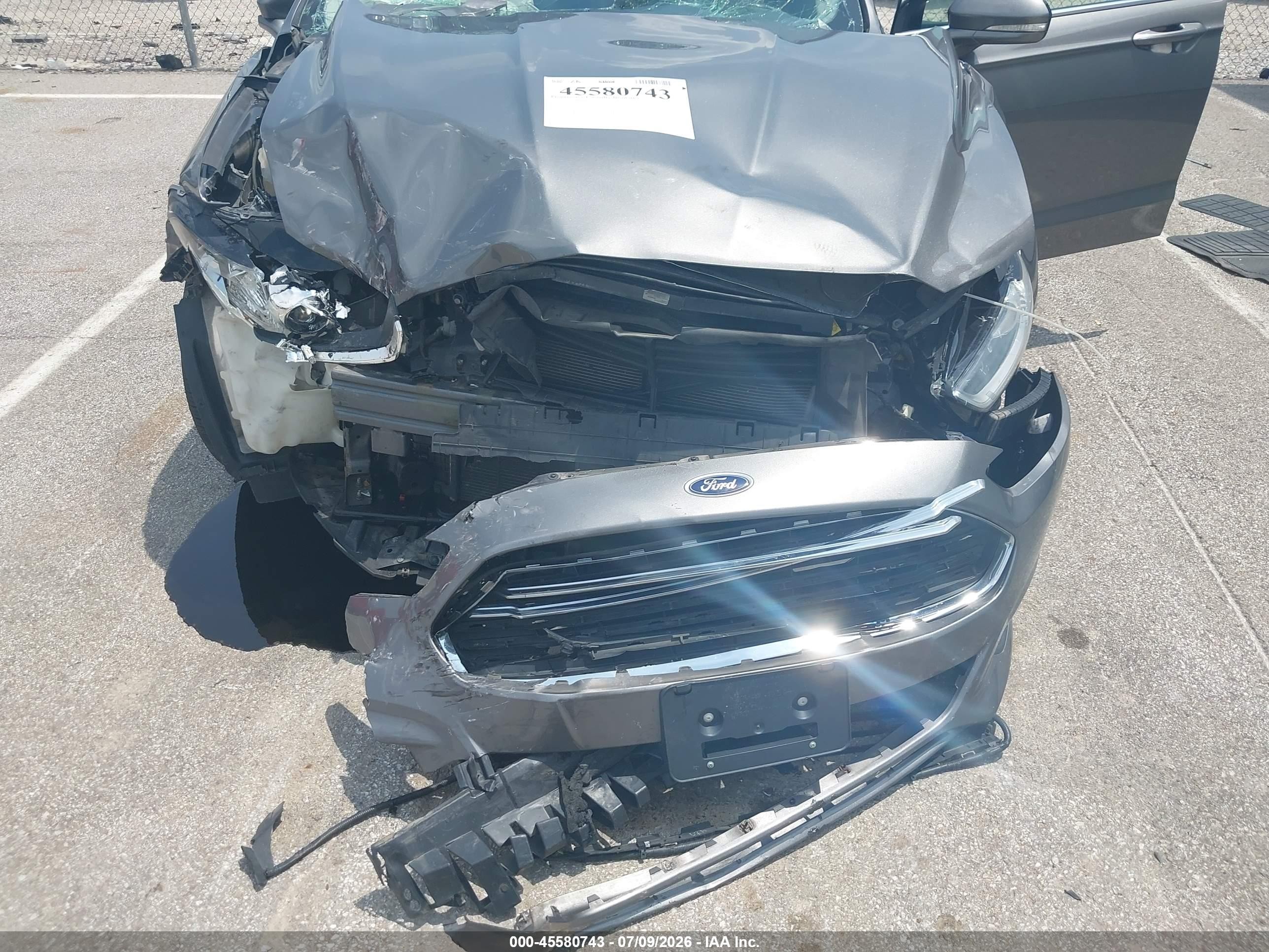 2014 Ford Fusion Se Gray vin: 3FA6P0HD4ER286123
