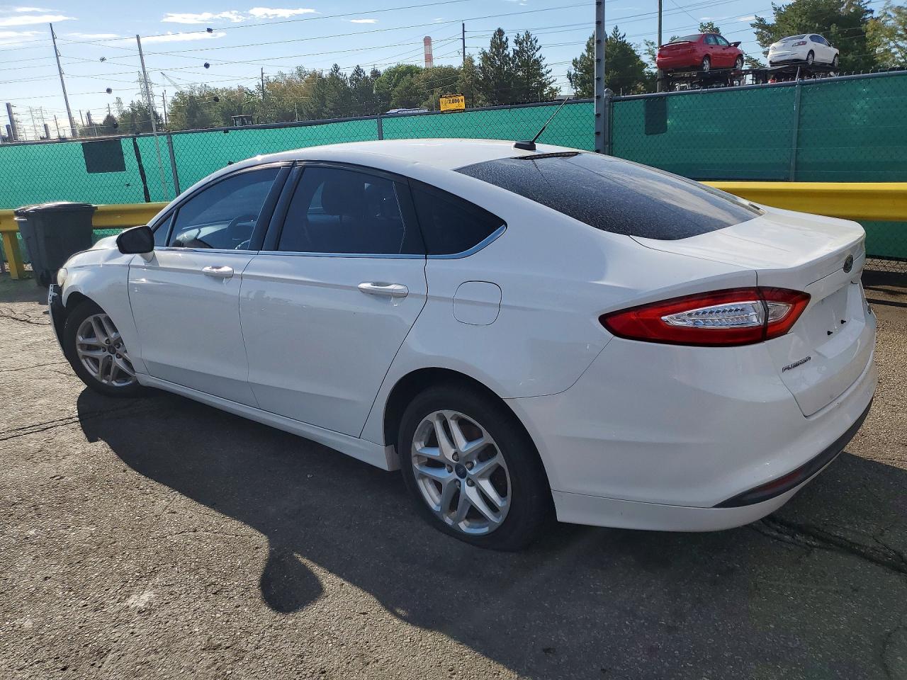 2014 Ford Fusion Se White vin: 3FA6P0HD4ER303793
