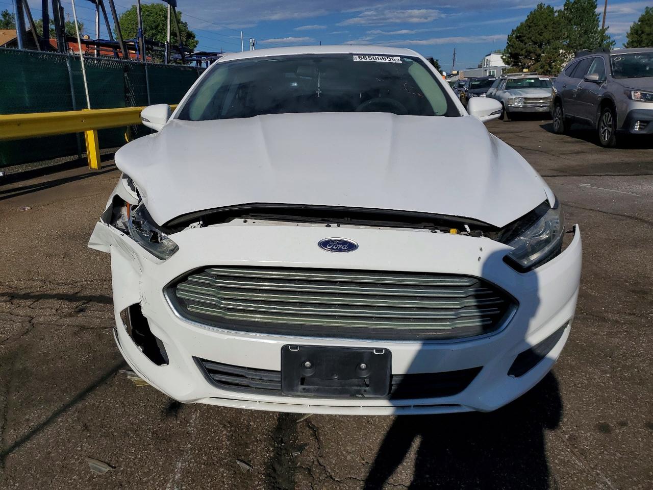 2014 Ford Fusion Se White vin: 3FA6P0HD4ER303793