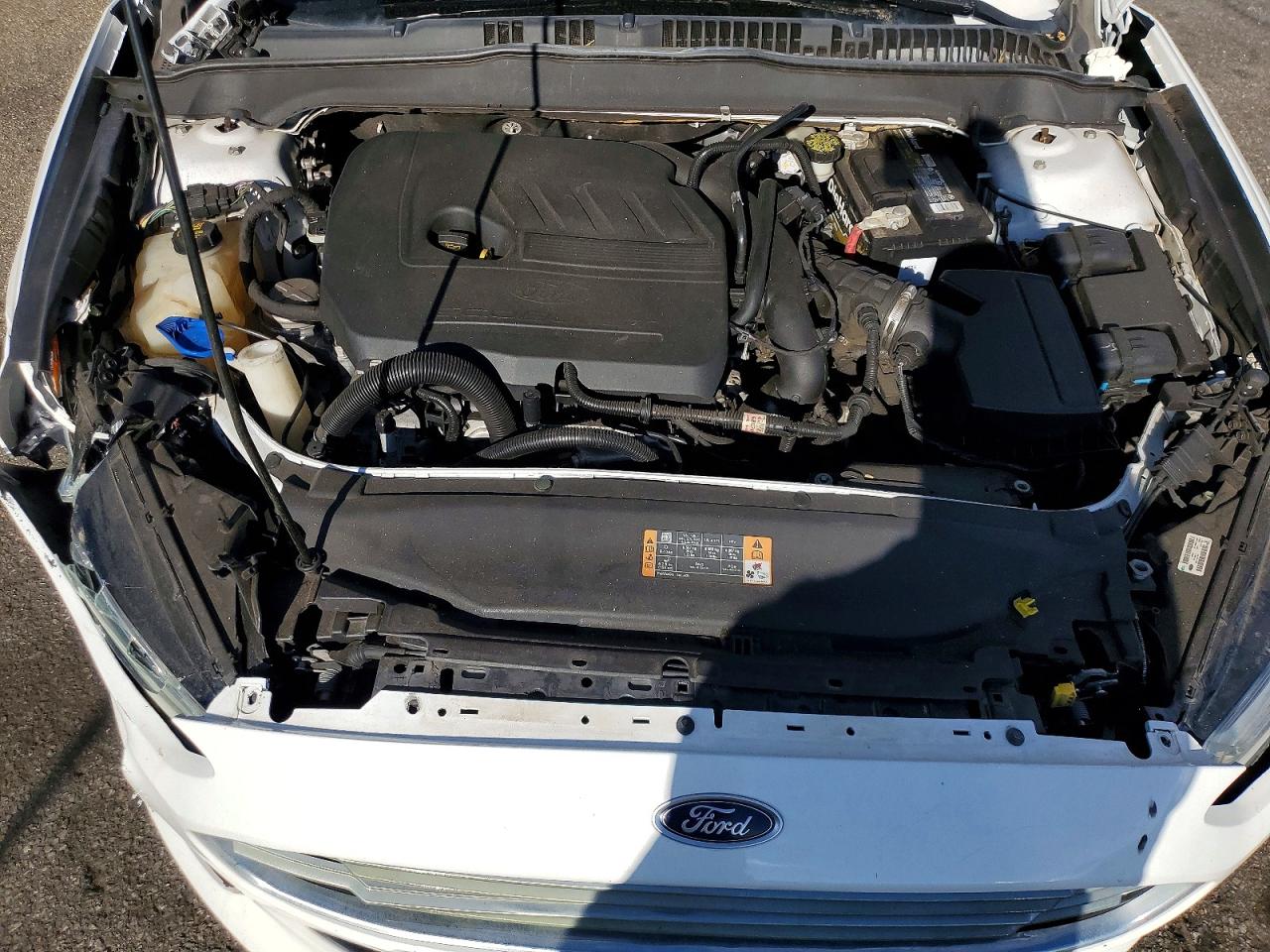 2014 Ford Fusion Se White vin: 3FA6P0HD4ER303793