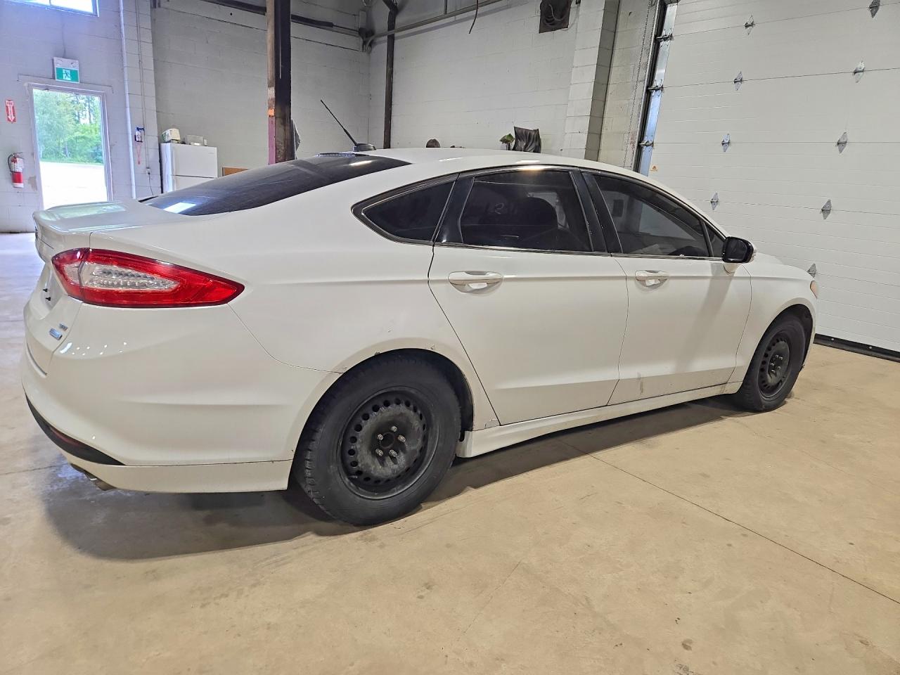 2014 Ford Fusion Se White vin: 3FA6P0HD4ER321436