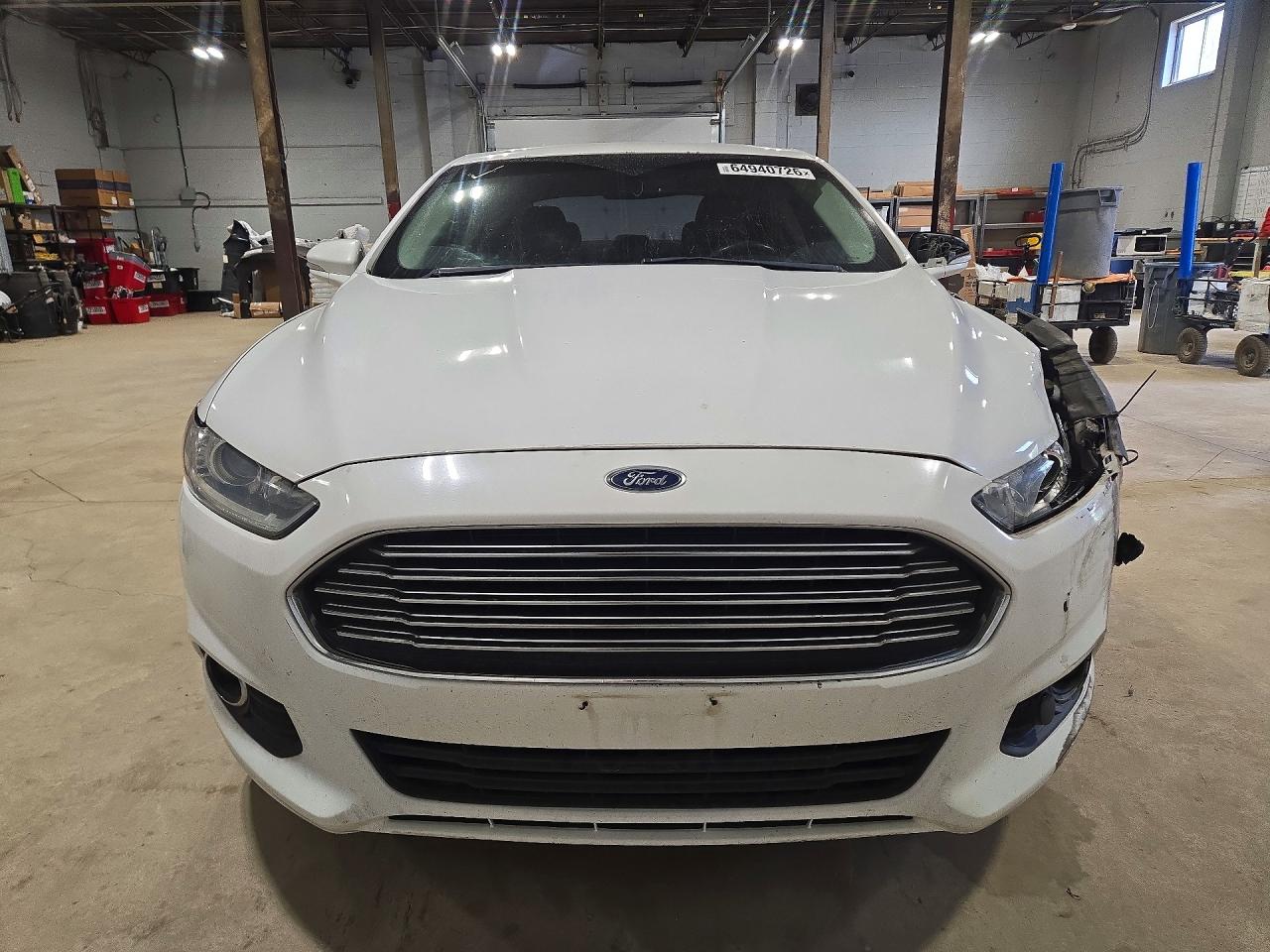 2014 Ford Fusion Se White vin: 3FA6P0HD4ER321436