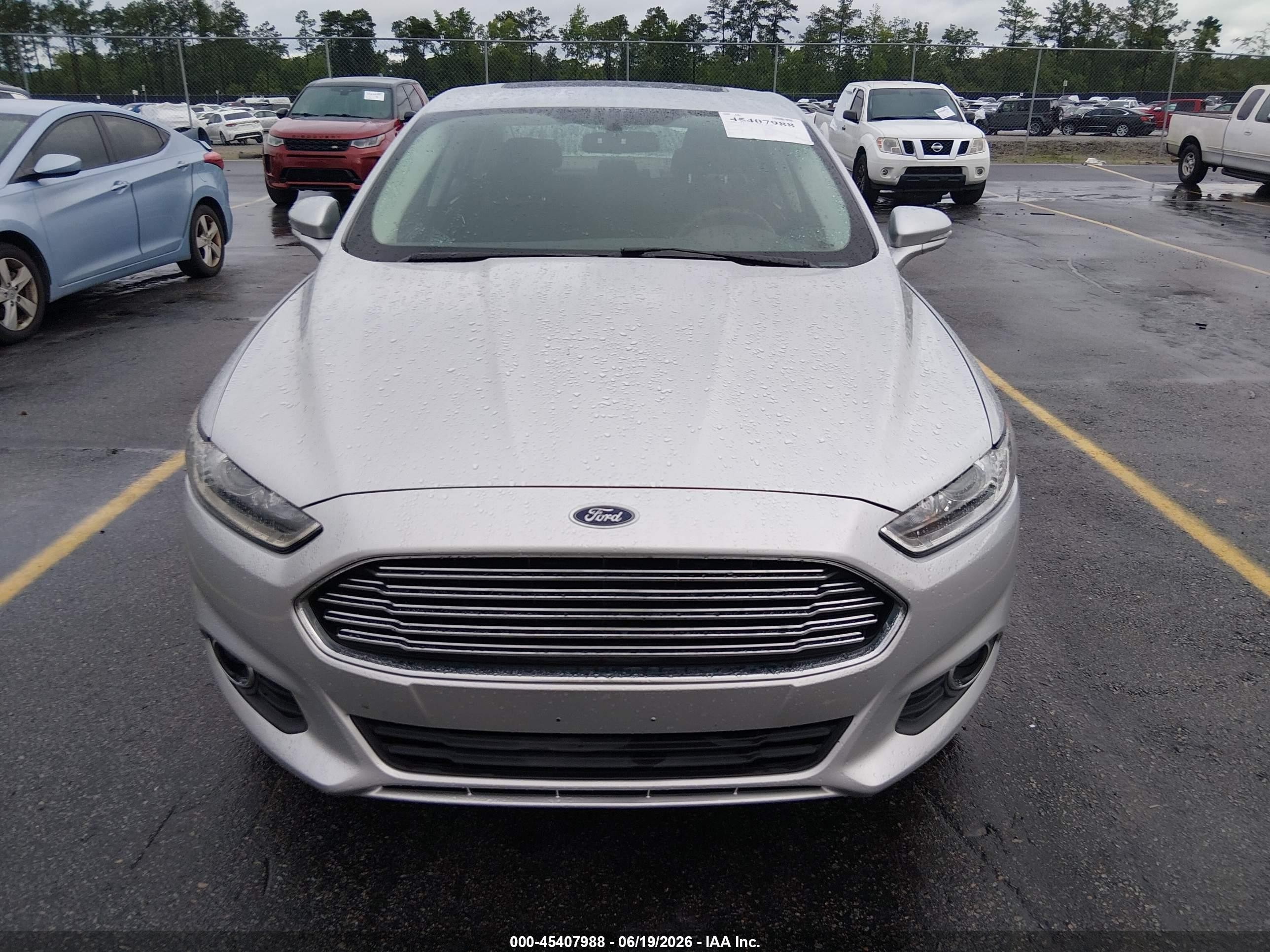 2014 Ford Fusion Se Silver vin: 3FA6P0HD4ER326510