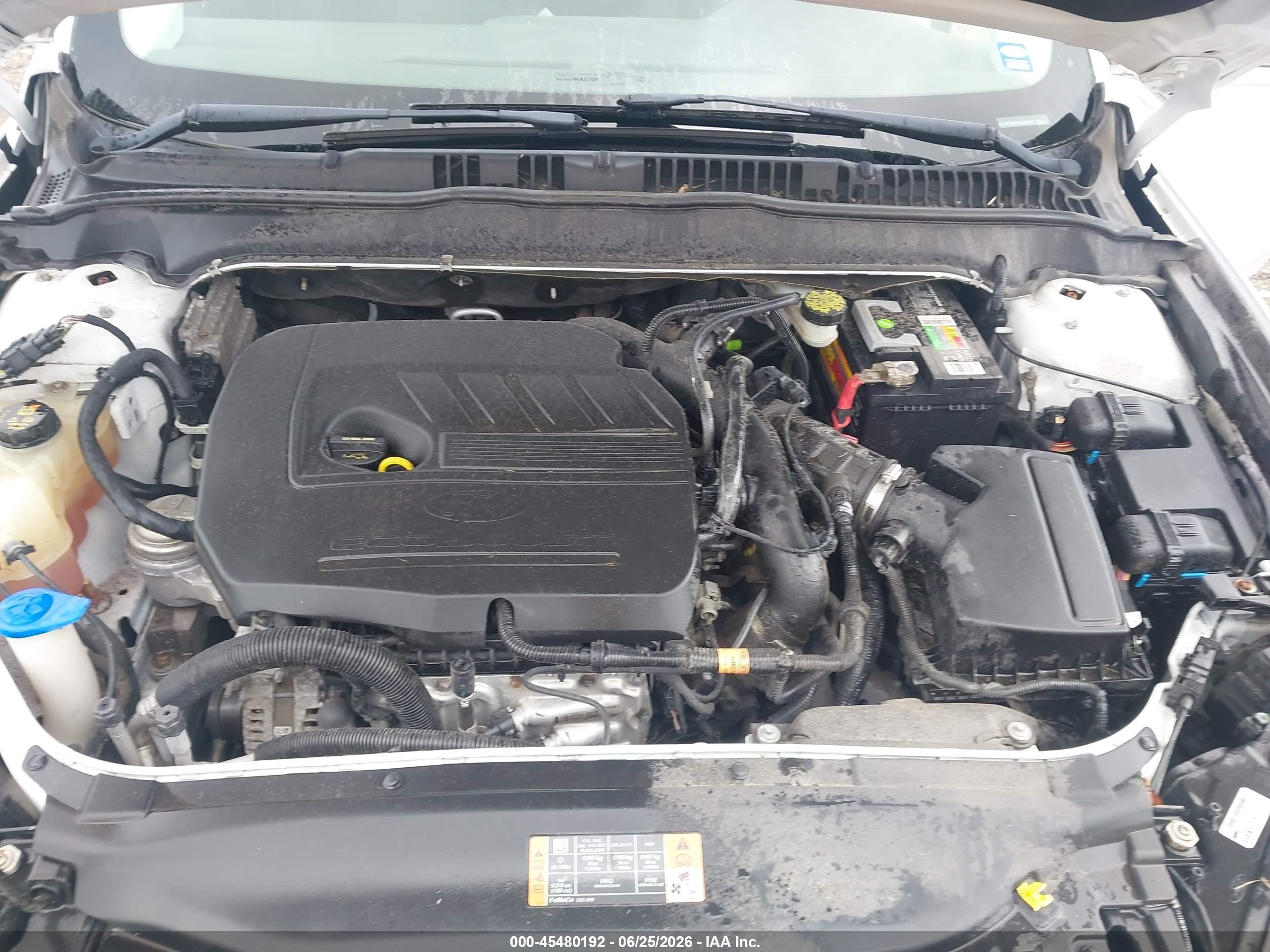2014 Ford Fusion Se White vin: 3FA6P0HD4ER359992