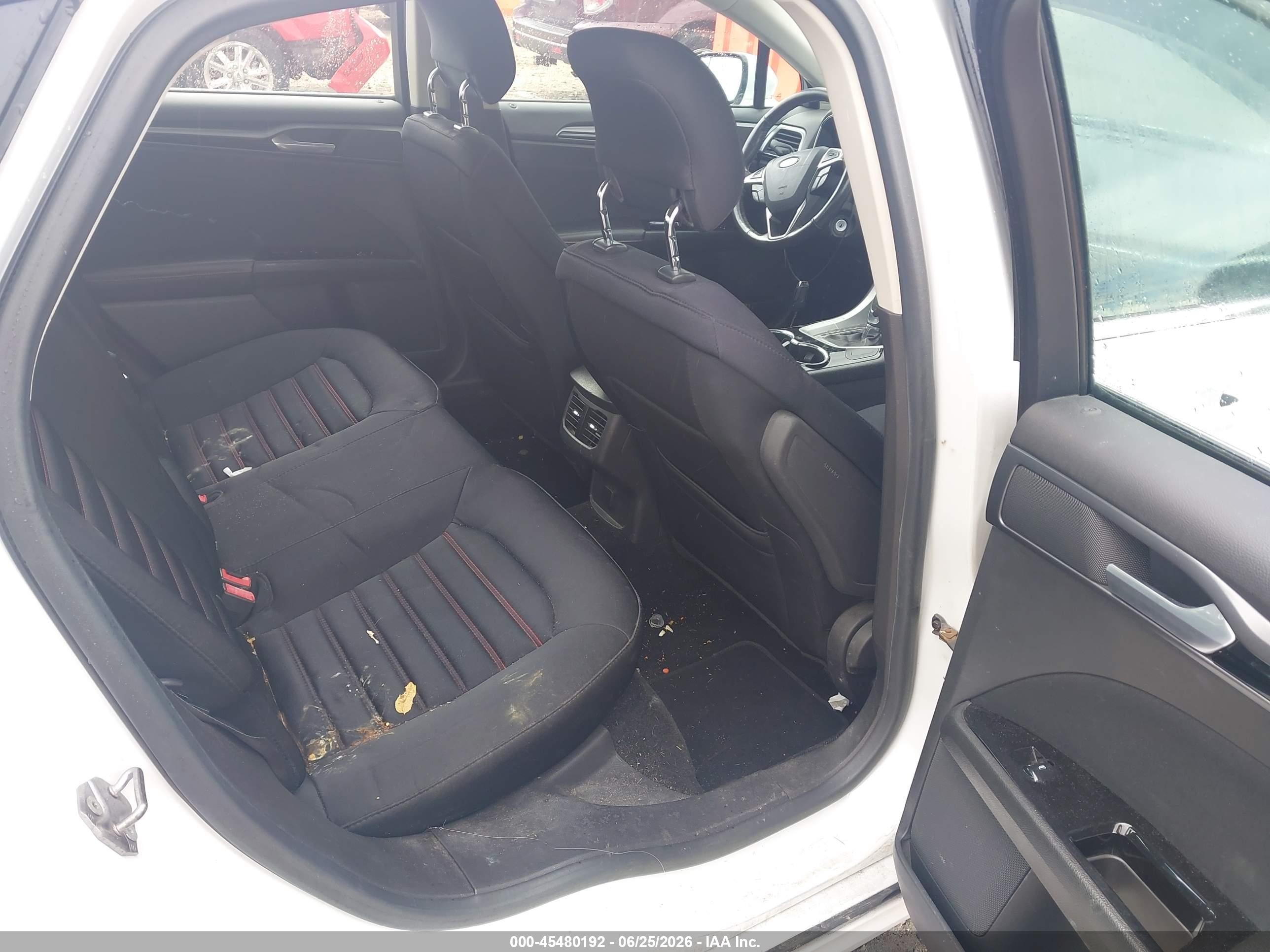 2014 Ford Fusion Se White vin: 3FA6P0HD4ER359992