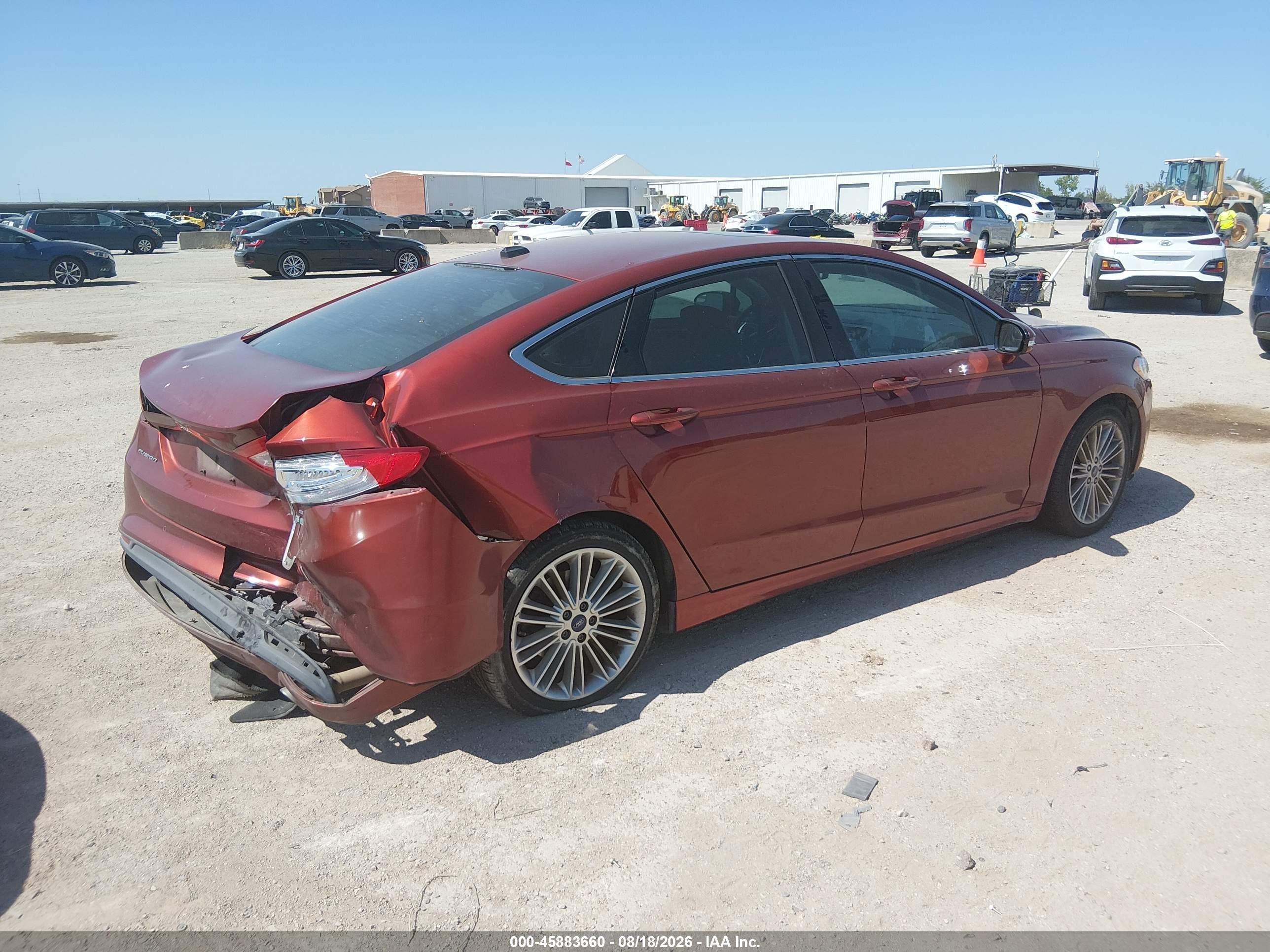 2014 Ford Fusion Se Red vin: 3FA6P0HD4ER365565