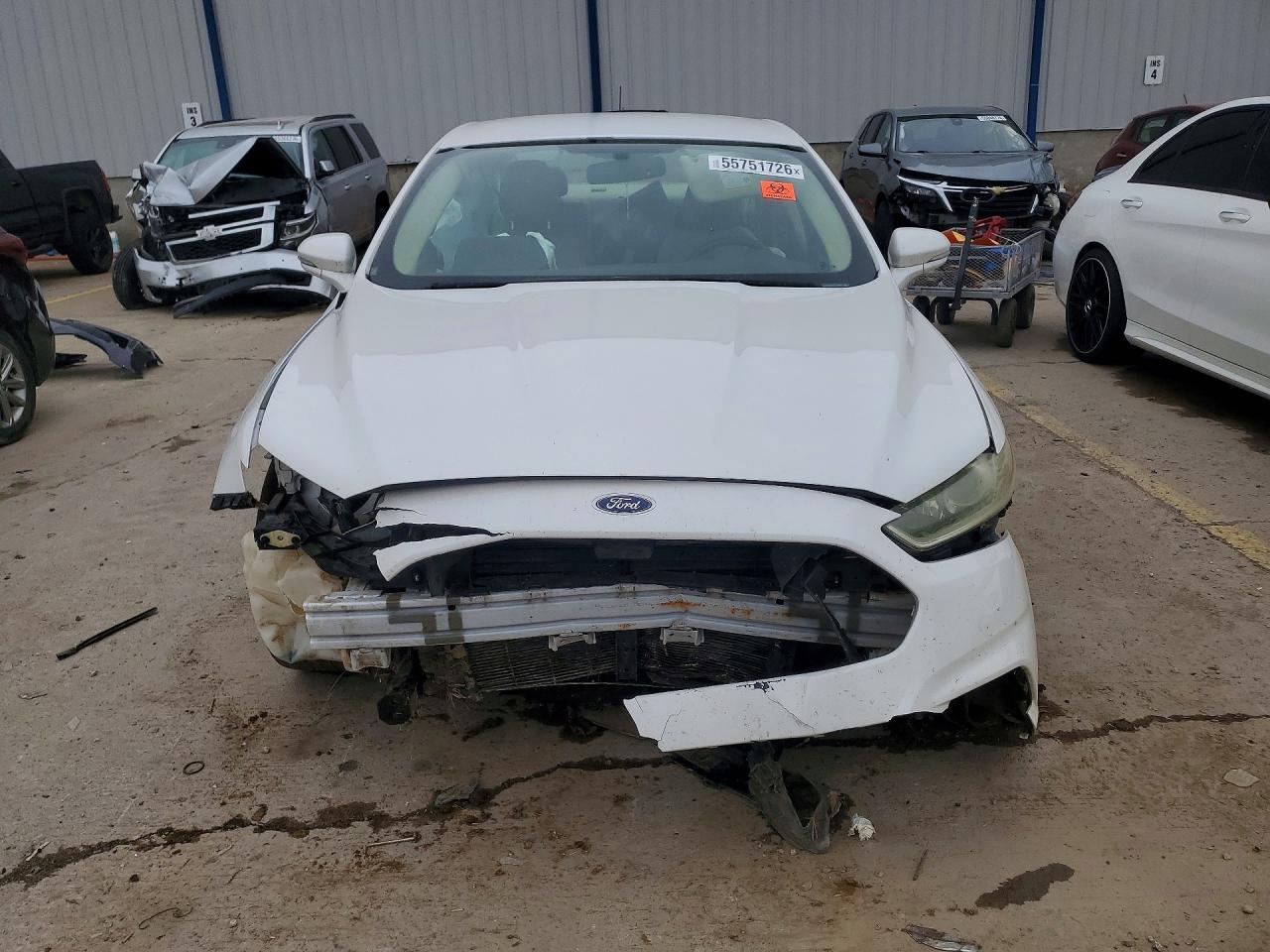 2015 Ford Fusion Se White vin: 3FA6P0HD4FR117978