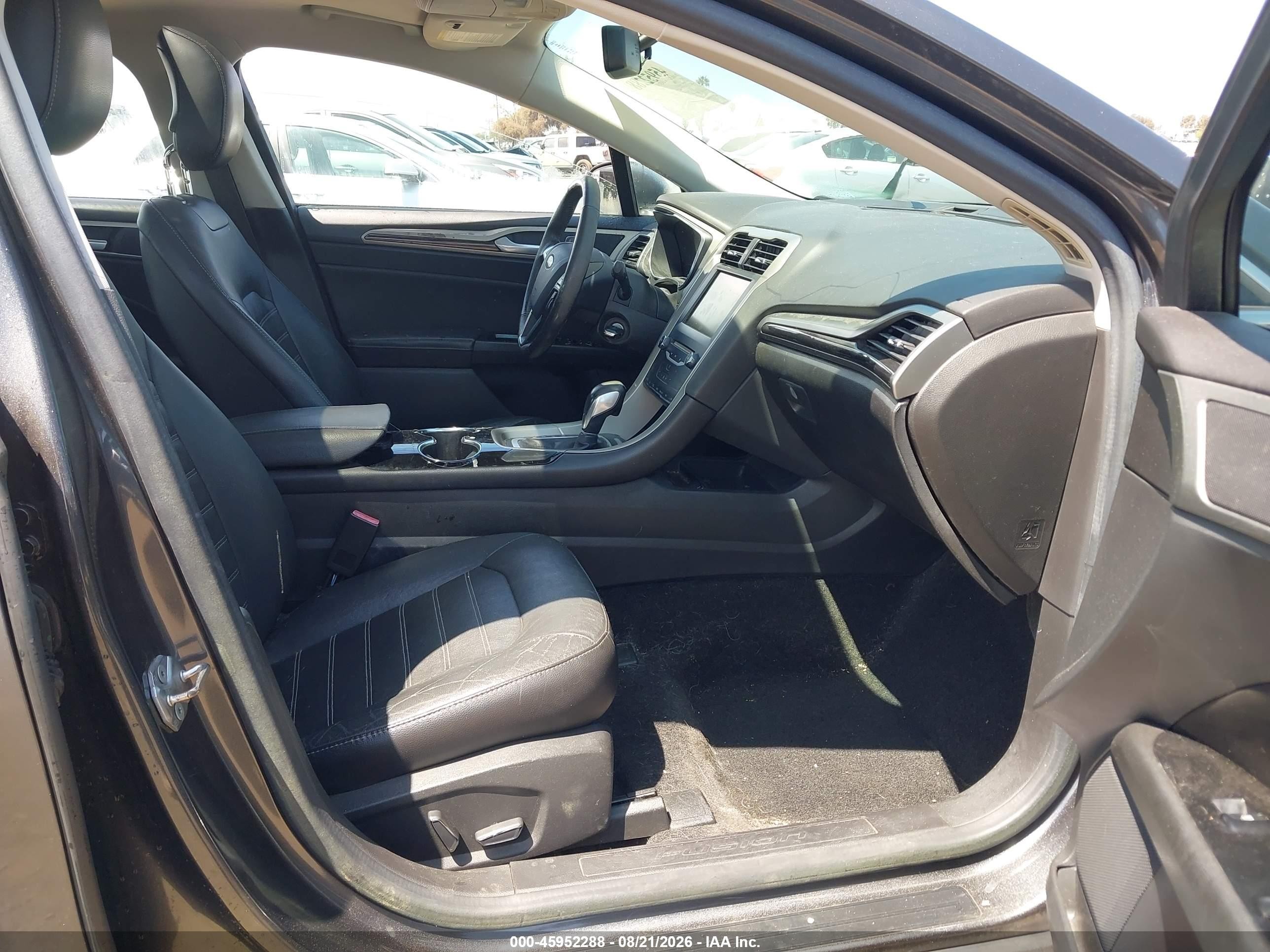 2015 Ford Fusion Se Gray vin: 3FA6P0HD4FR128303