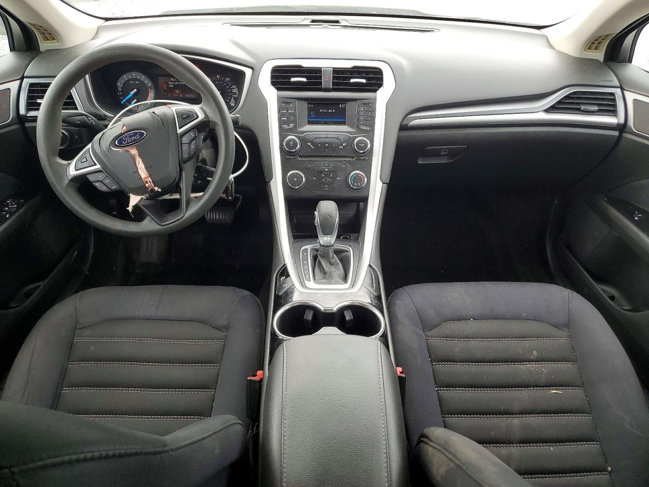 2015 Ford Fusion Se White vin: 3FA6P0HD4FR129368