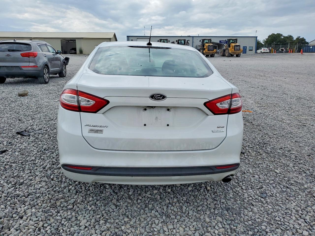 2015 Ford Fusion Se White vin: 3FA6P0HD4FR129368