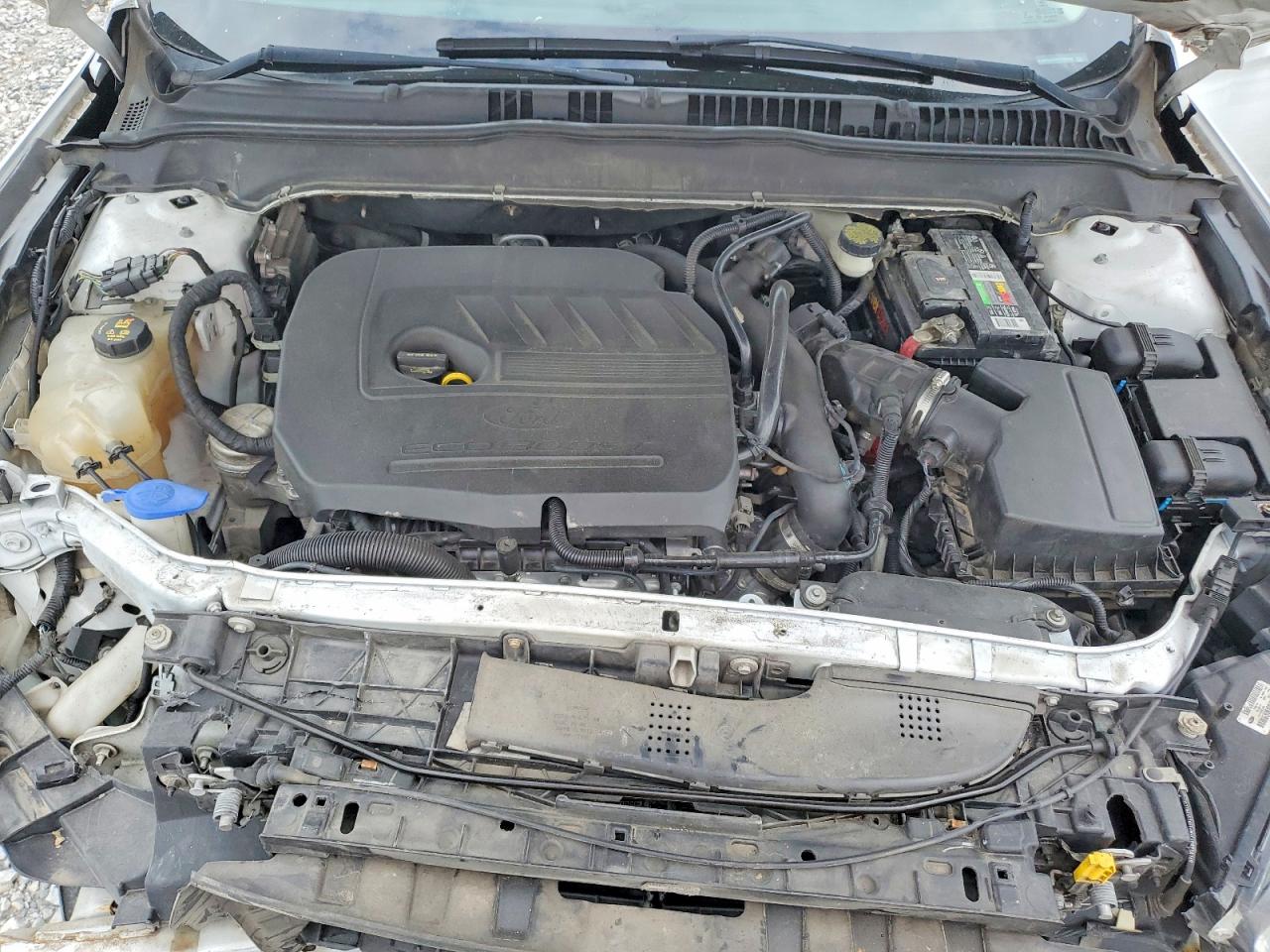 2015 Ford Fusion Se White vin: 3FA6P0HD4FR129368