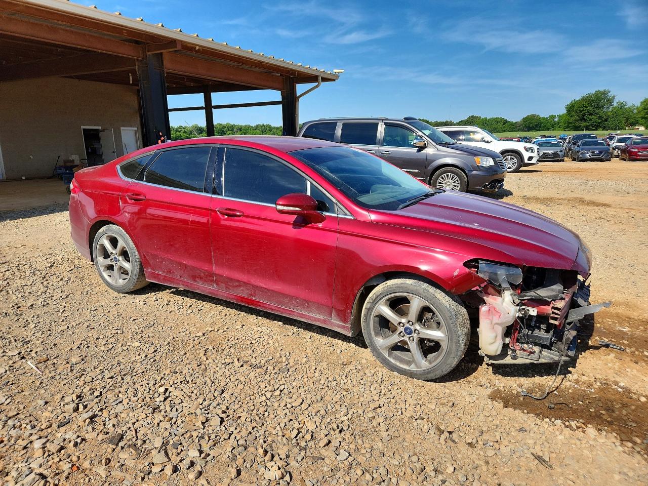 2015 Ford Fusion Se Red vin: 3FA6P0HD4FR231267