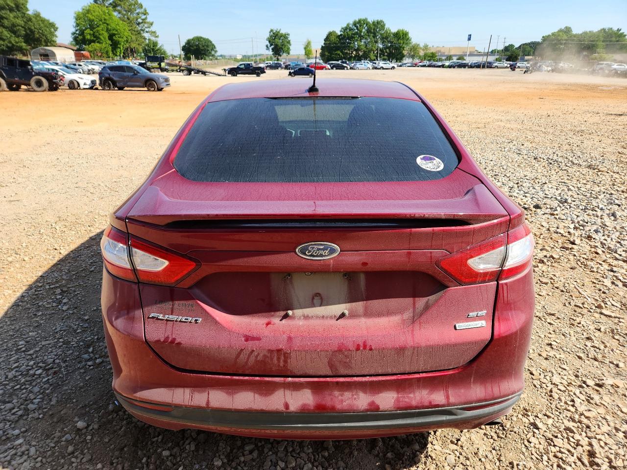 2015 Ford Fusion Se Red vin: 3FA6P0HD4FR231267
