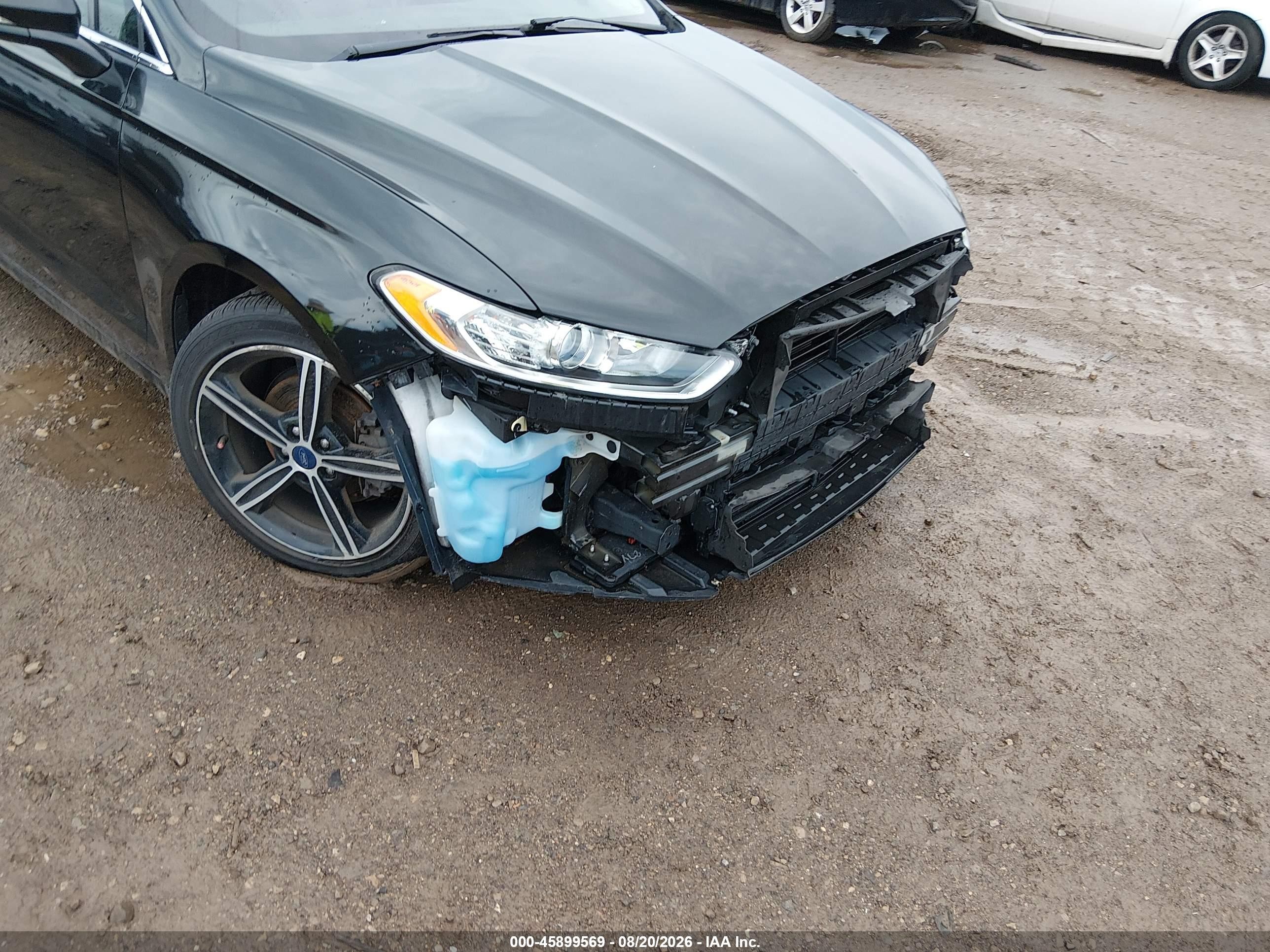 2015 Ford Fusion Se Black vin: 3FA6P0HD4FR232290
