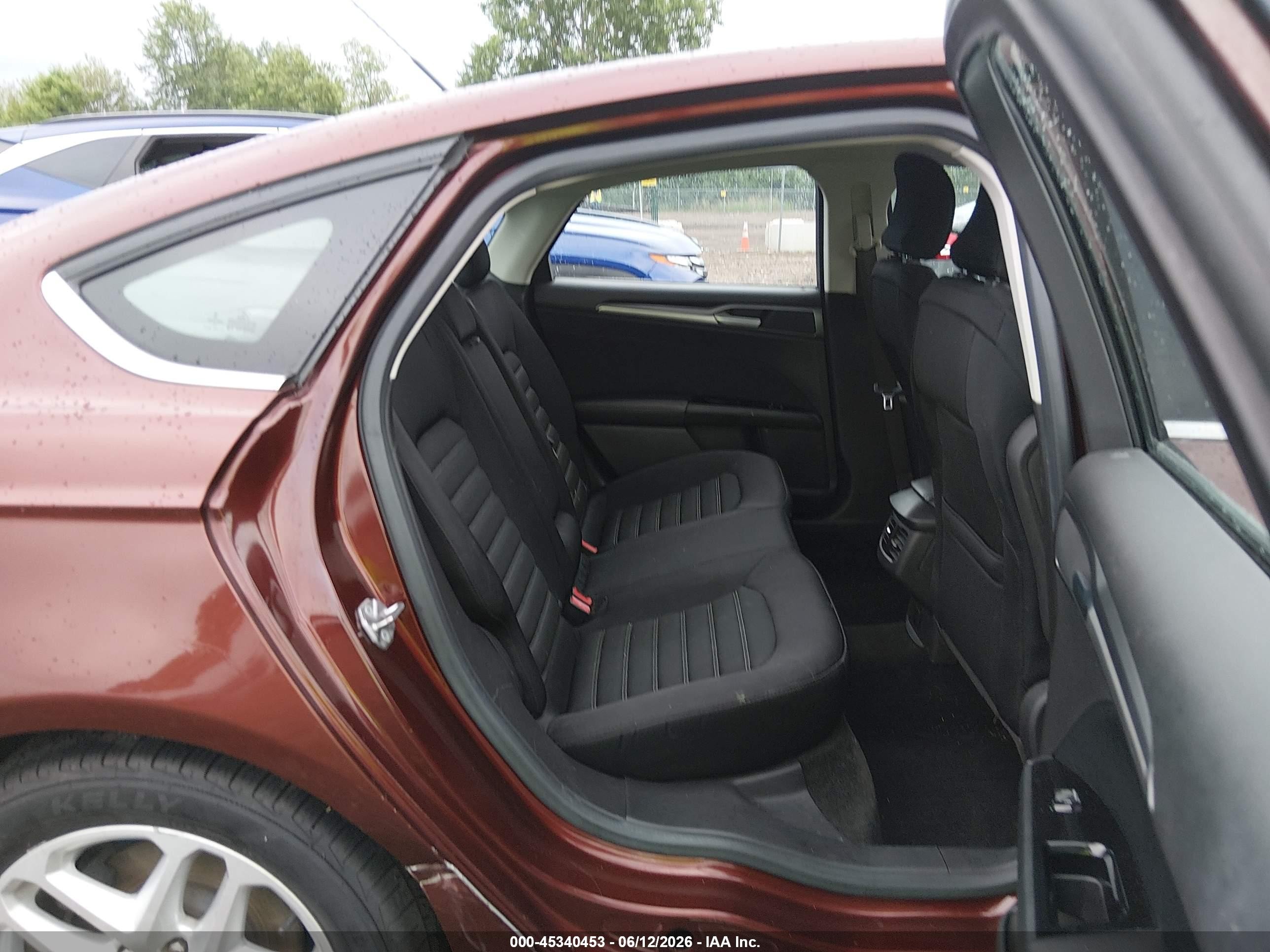 2015 Ford Fusion Se Burgundy vin: 3FA6P0HD4FR232516