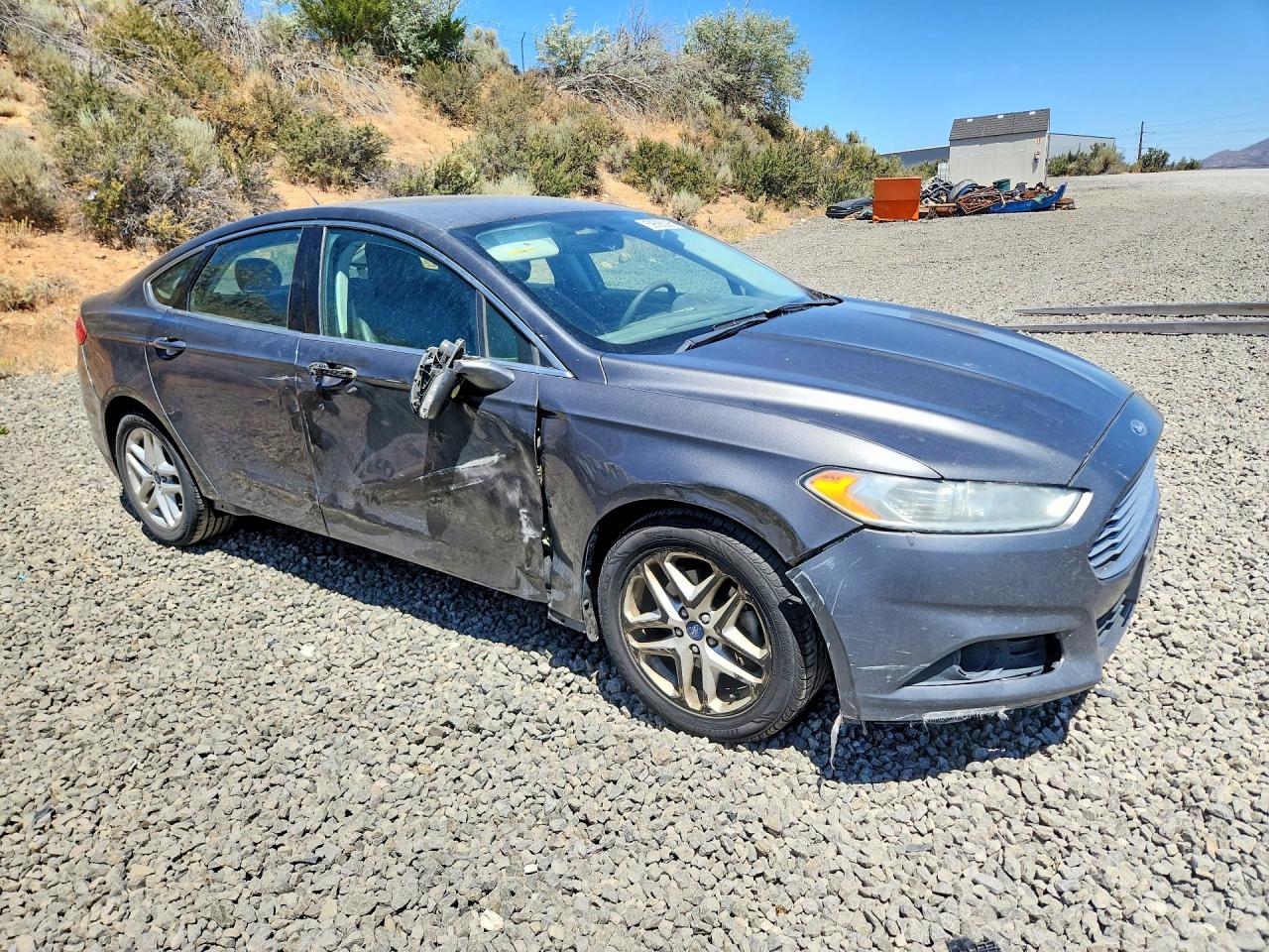 2015 Ford Fusion Se Gray vin: 3FA6P0HD4FR238641