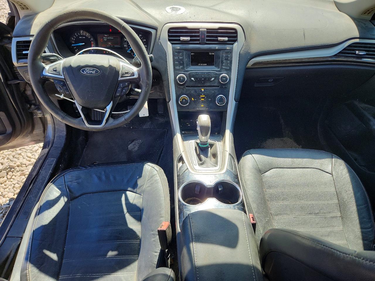 2015 Ford Fusion Se Gray vin: 3FA6P0HD4FR238641