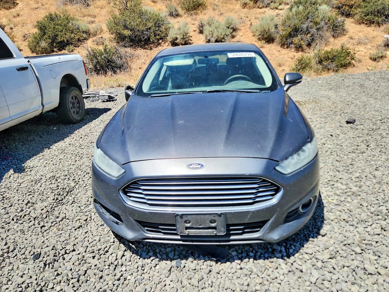 2015 Ford Fusion Se Gray vin: 3FA6P0HD4FR238641