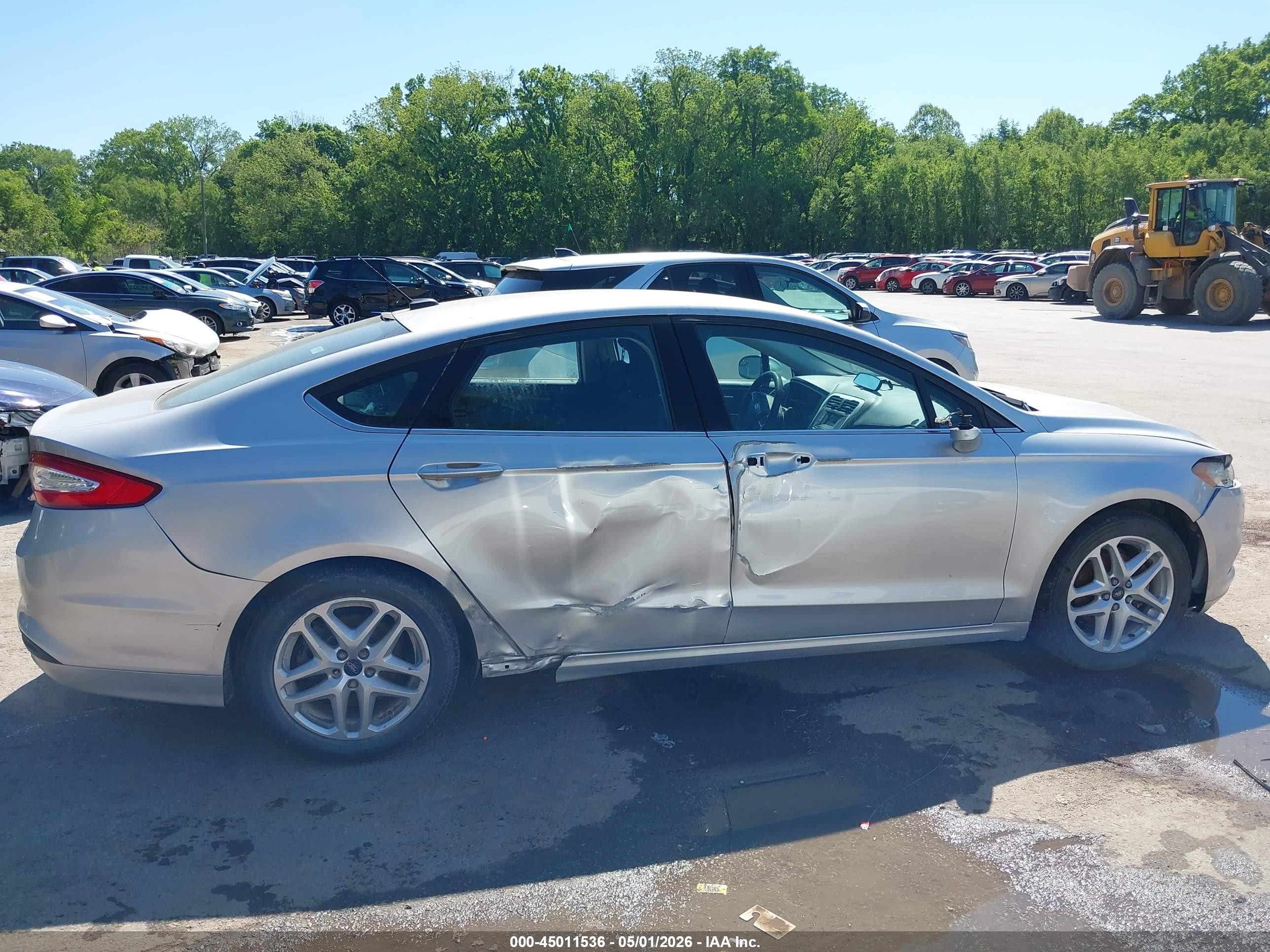 2015 Ford Fusion Se Gray vin: 3FA6P0HD4FR279402