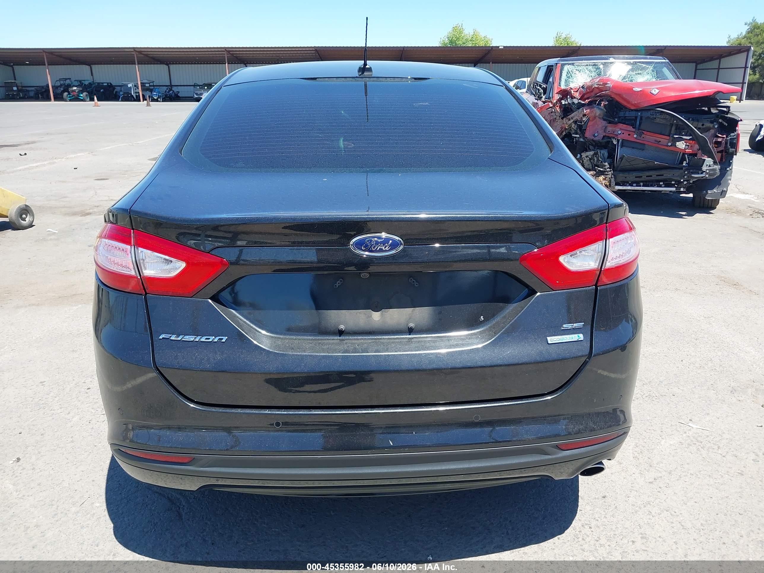 2015 Ford Fusion Se Black vin: 3FA6P0HD4FR281554