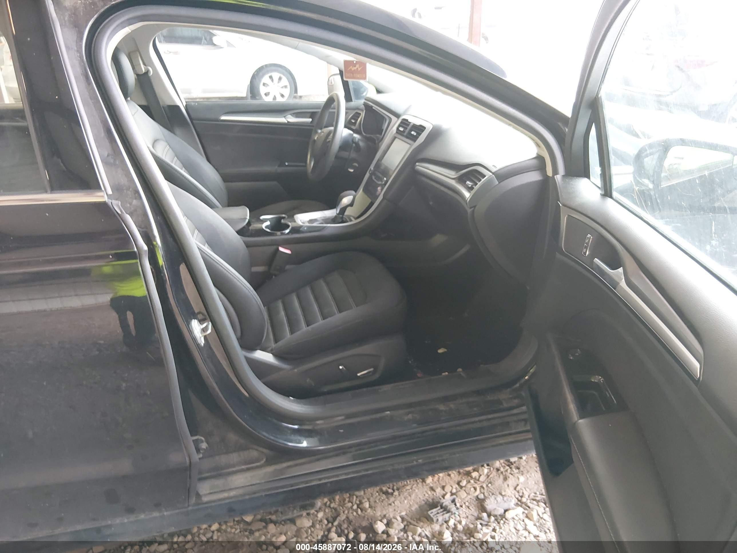 2015 Ford Fusion Se Black vin: 3FA6P0HD4FR291131
