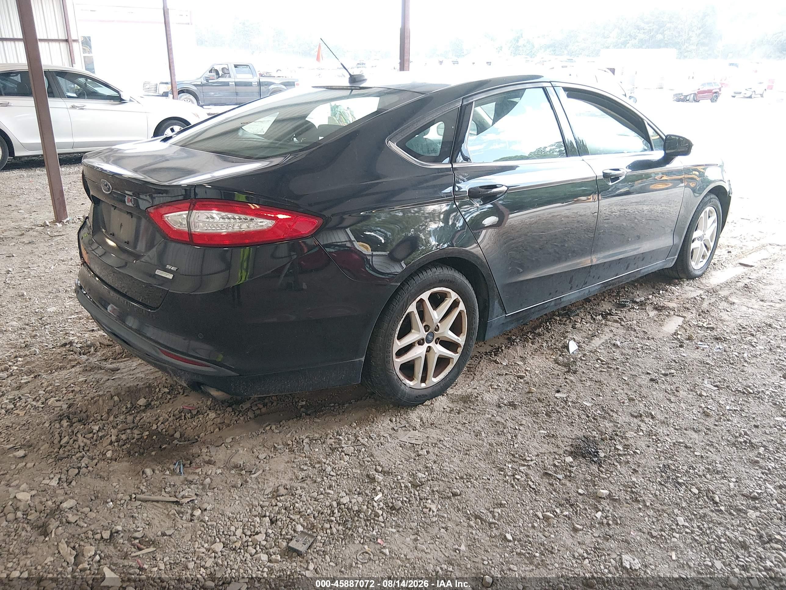 2015 Ford Fusion Se Black vin: 3FA6P0HD4FR291131