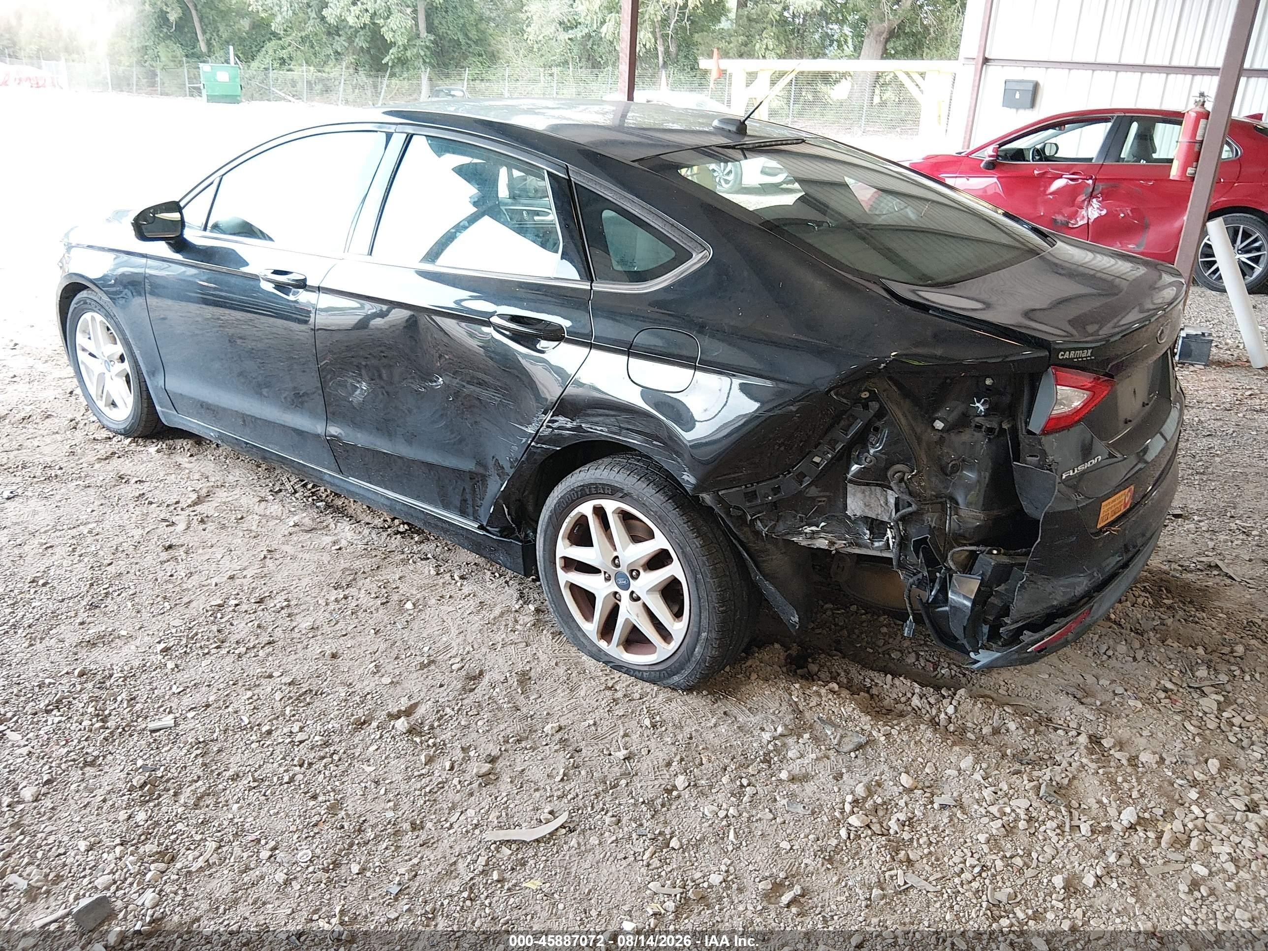 2015 Ford Fusion Se Black vin: 3FA6P0HD4FR291131