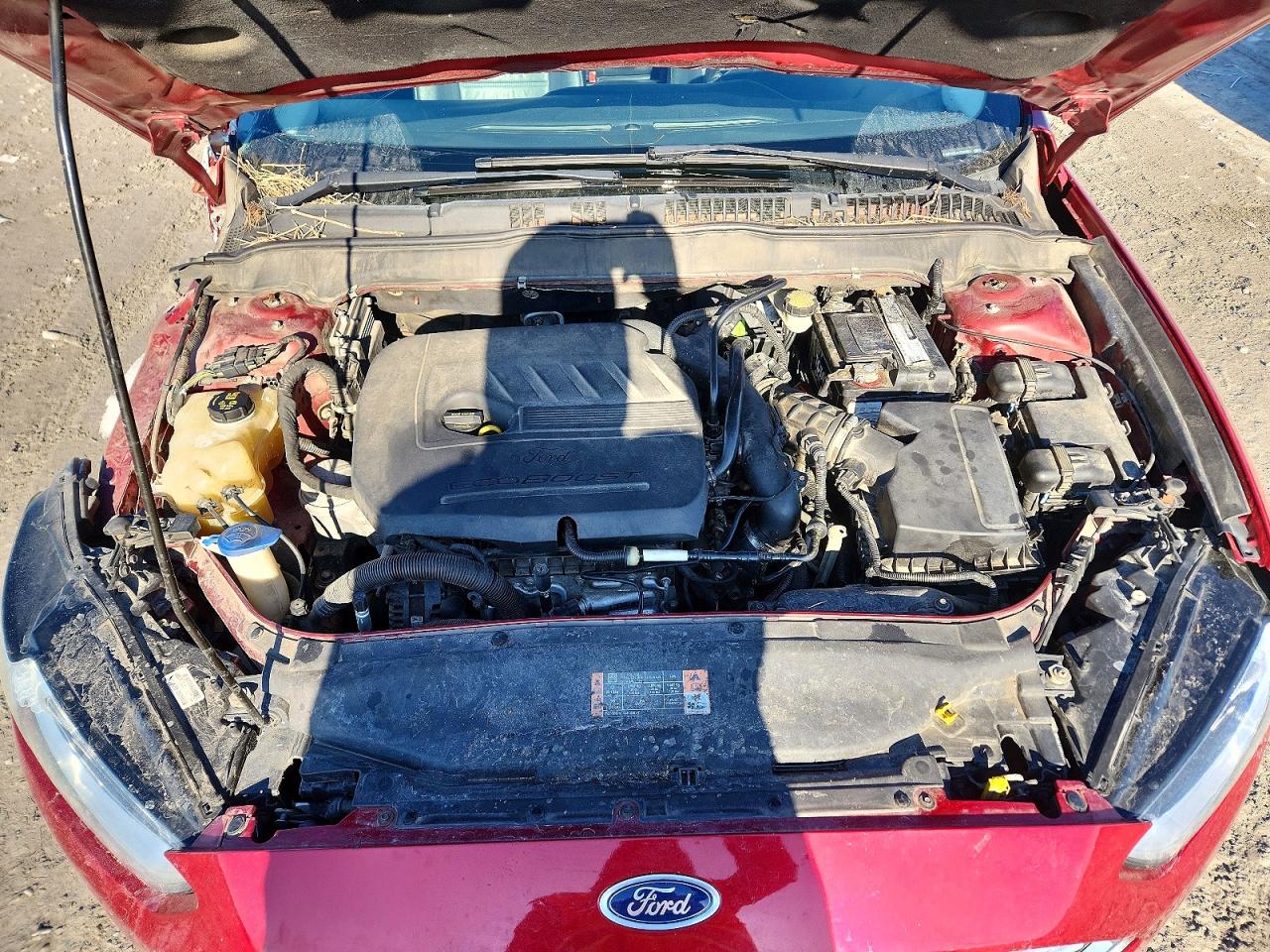 2015 Ford Fusion Se Red vin: 3FA6P0HD4FR302063