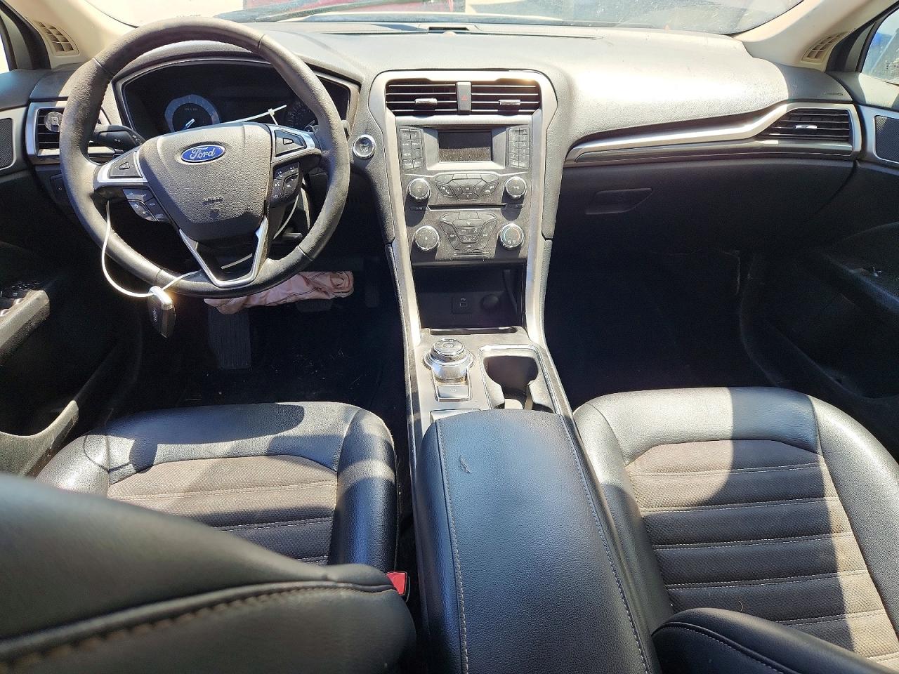 2017 Ford Fusion Se White vin: 3FA6P0HD4HR207280