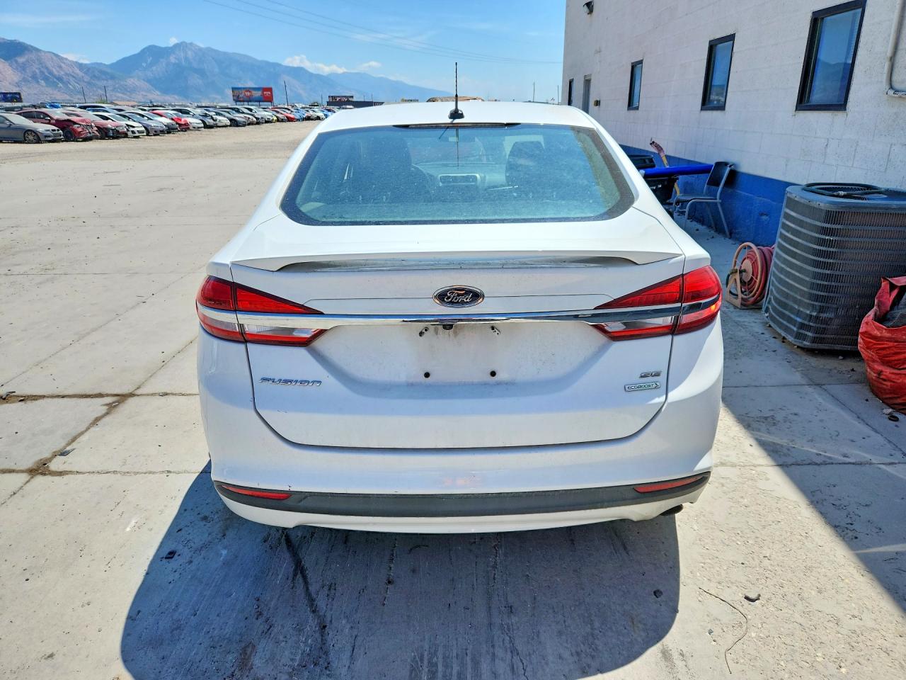 2017 Ford Fusion Se White vin: 3FA6P0HD4HR207280