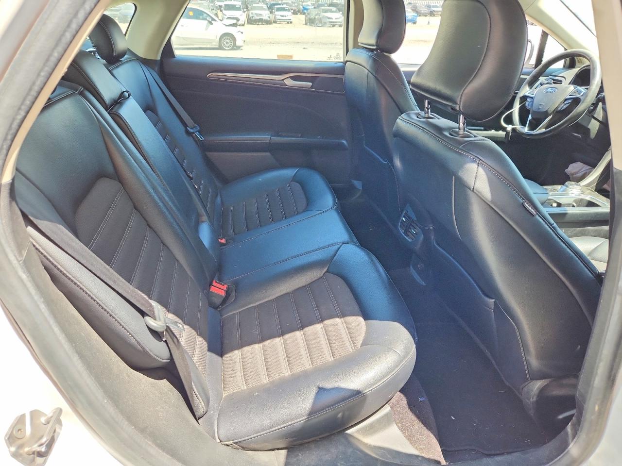 2017 Ford Fusion Se White vin: 3FA6P0HD4HR207280