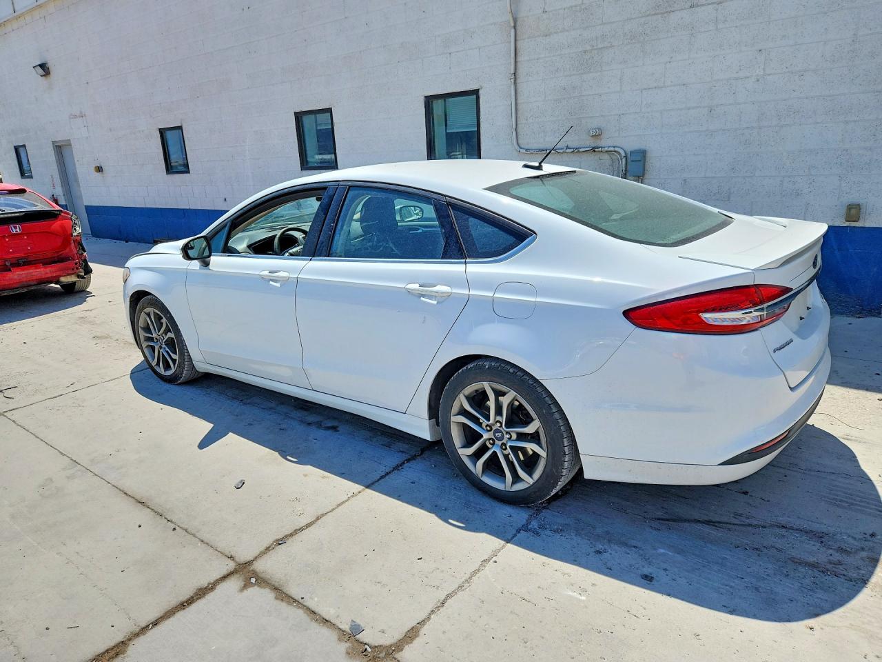 2017 Ford Fusion Se White vin: 3FA6P0HD4HR207280