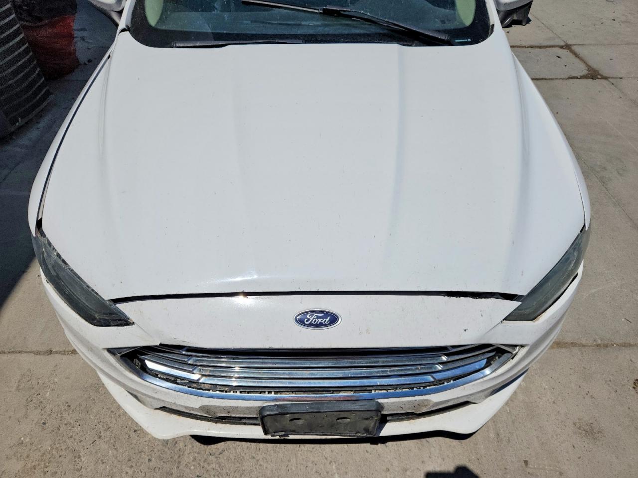 2017 Ford Fusion Se White vin: 3FA6P0HD4HR207280