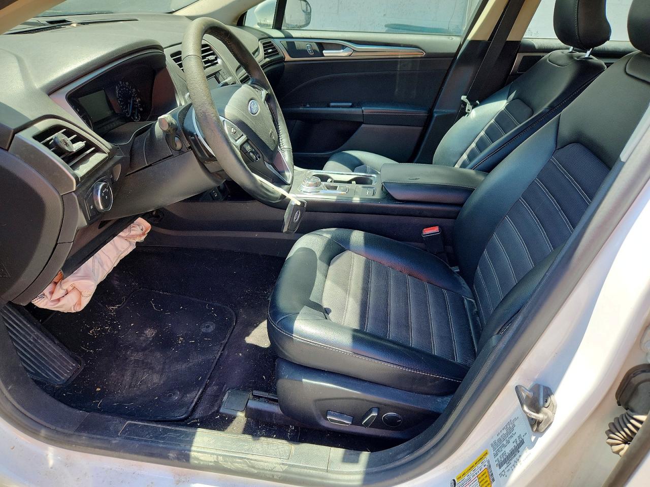 2017 Ford Fusion Se White vin: 3FA6P0HD4HR207280