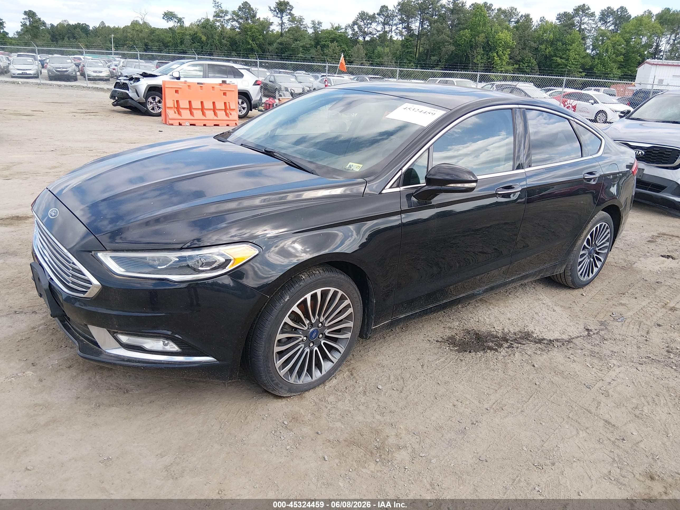 2017 Ford Fusion Se Black vin: 3FA6P0HD4HR245074