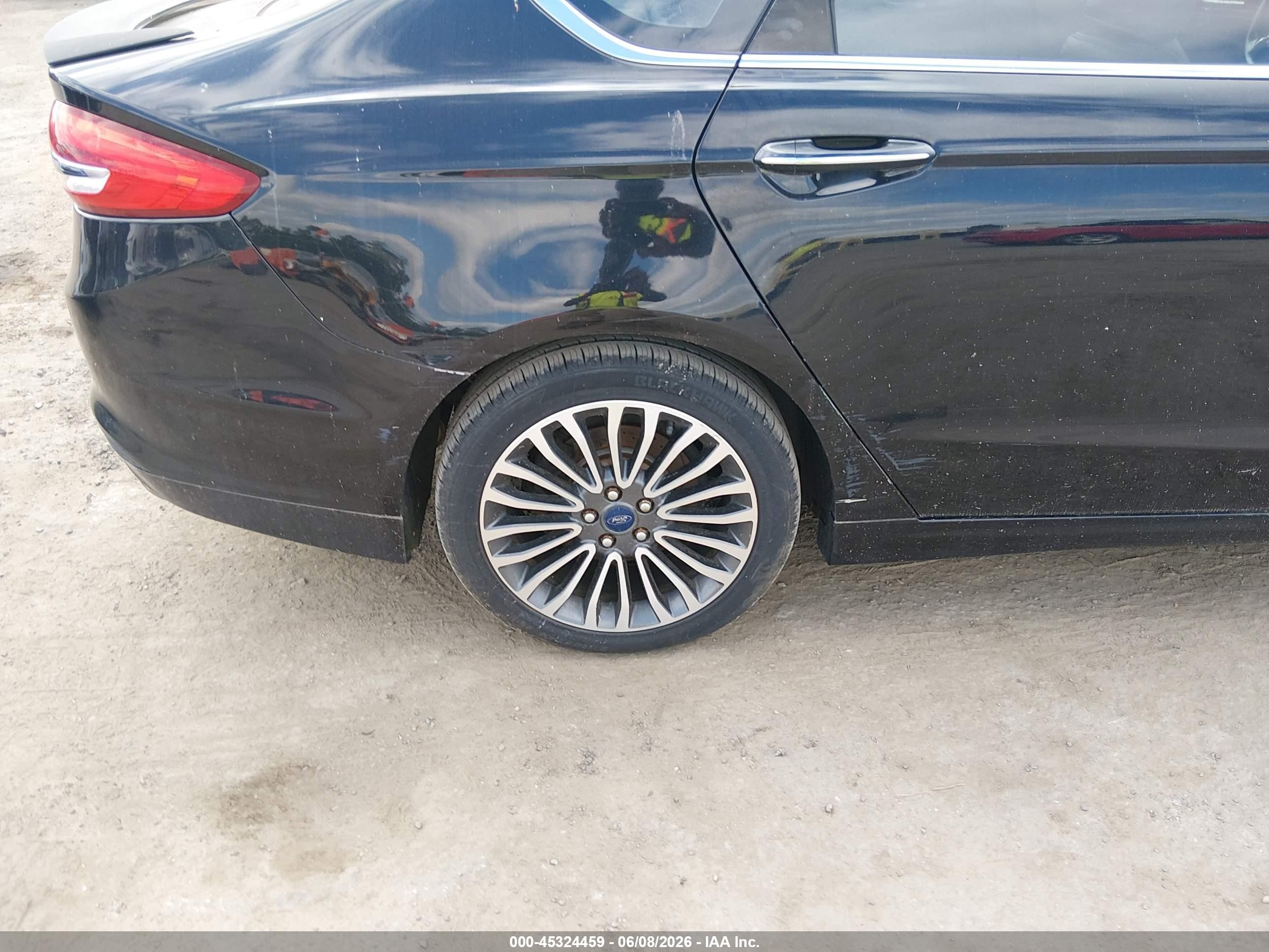 2017 Ford Fusion Se Black vin: 3FA6P0HD4HR245074