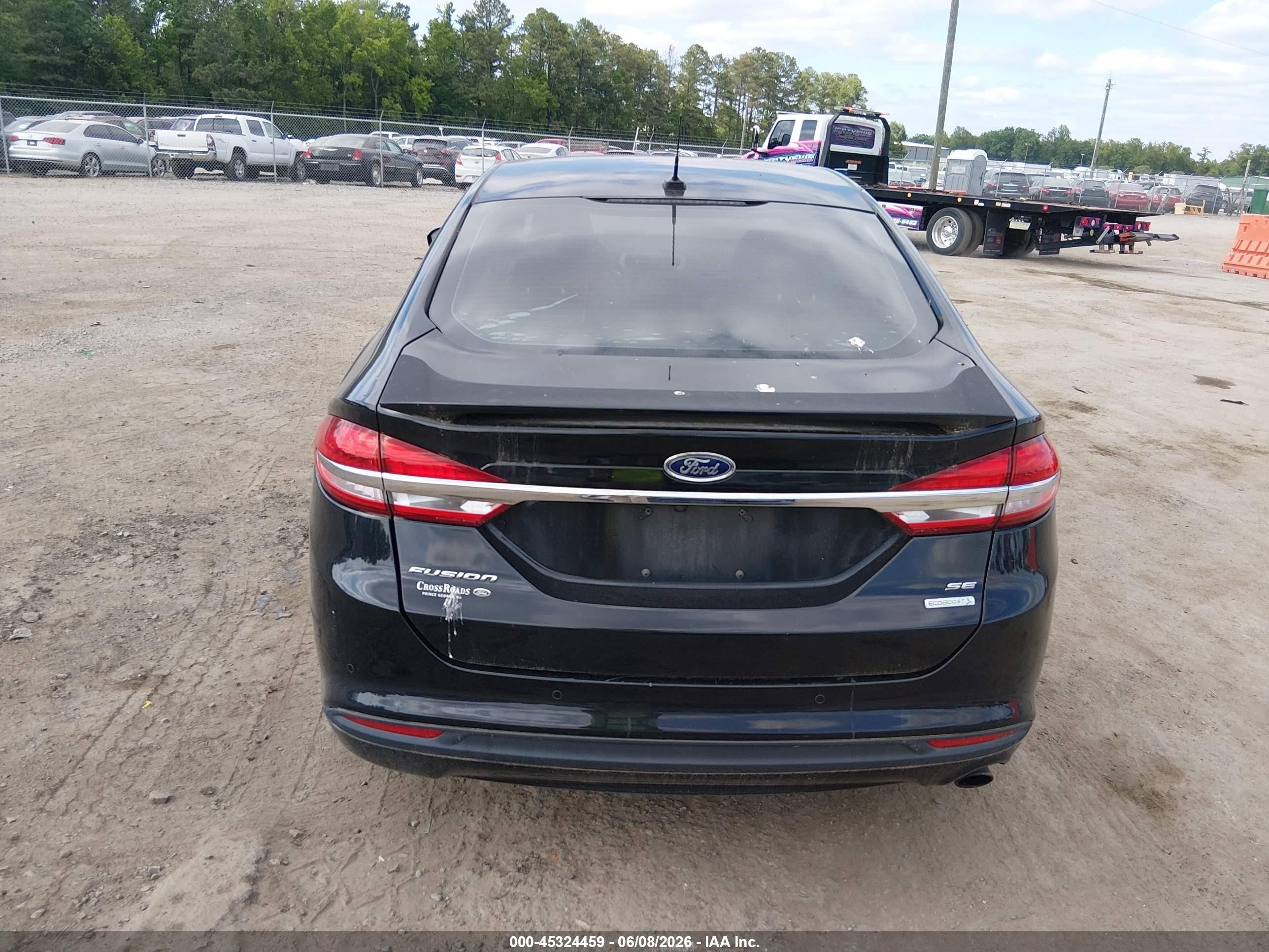 2017 Ford Fusion Se Black vin: 3FA6P0HD4HR245074