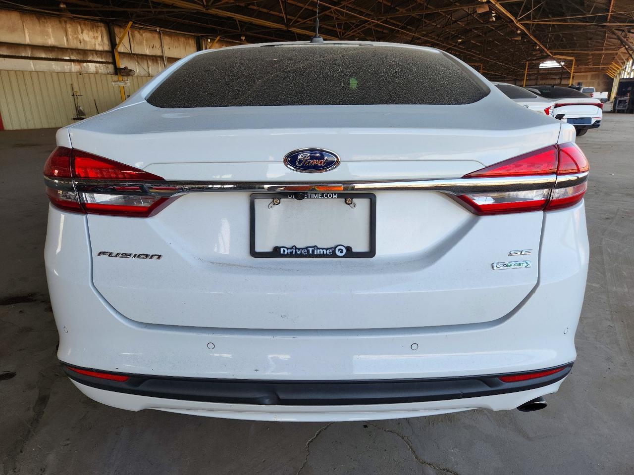 2018 Ford Fusion Se White vin: 3FA6P0HD4JR240799
